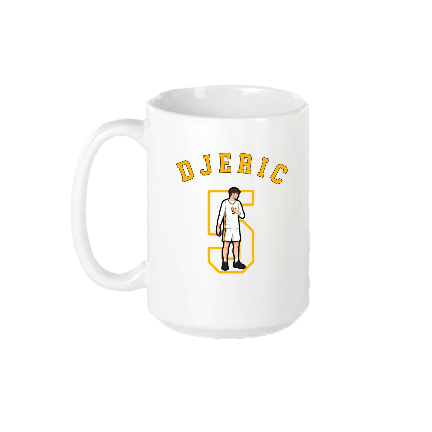 15oz Coffee Mug — Shirsey Arch in White