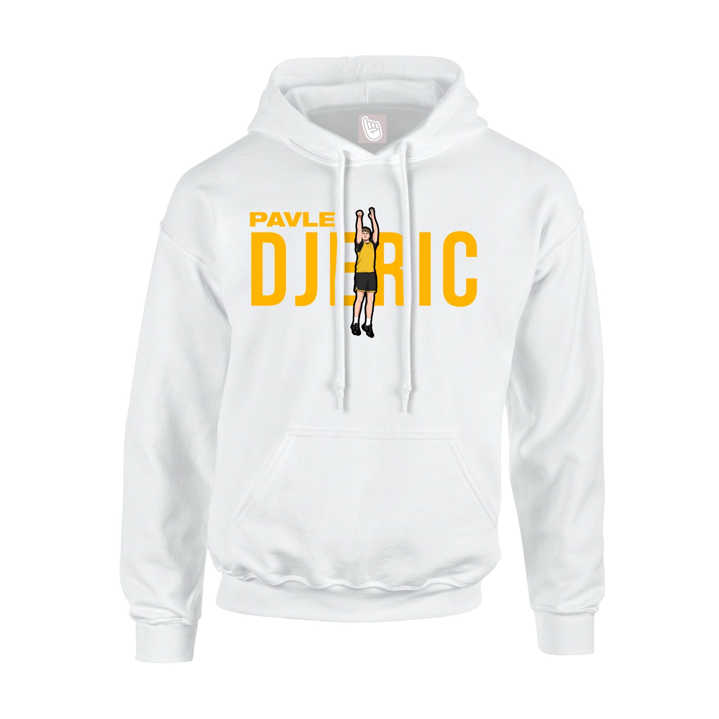 Youth Hoodie — Player Name in White