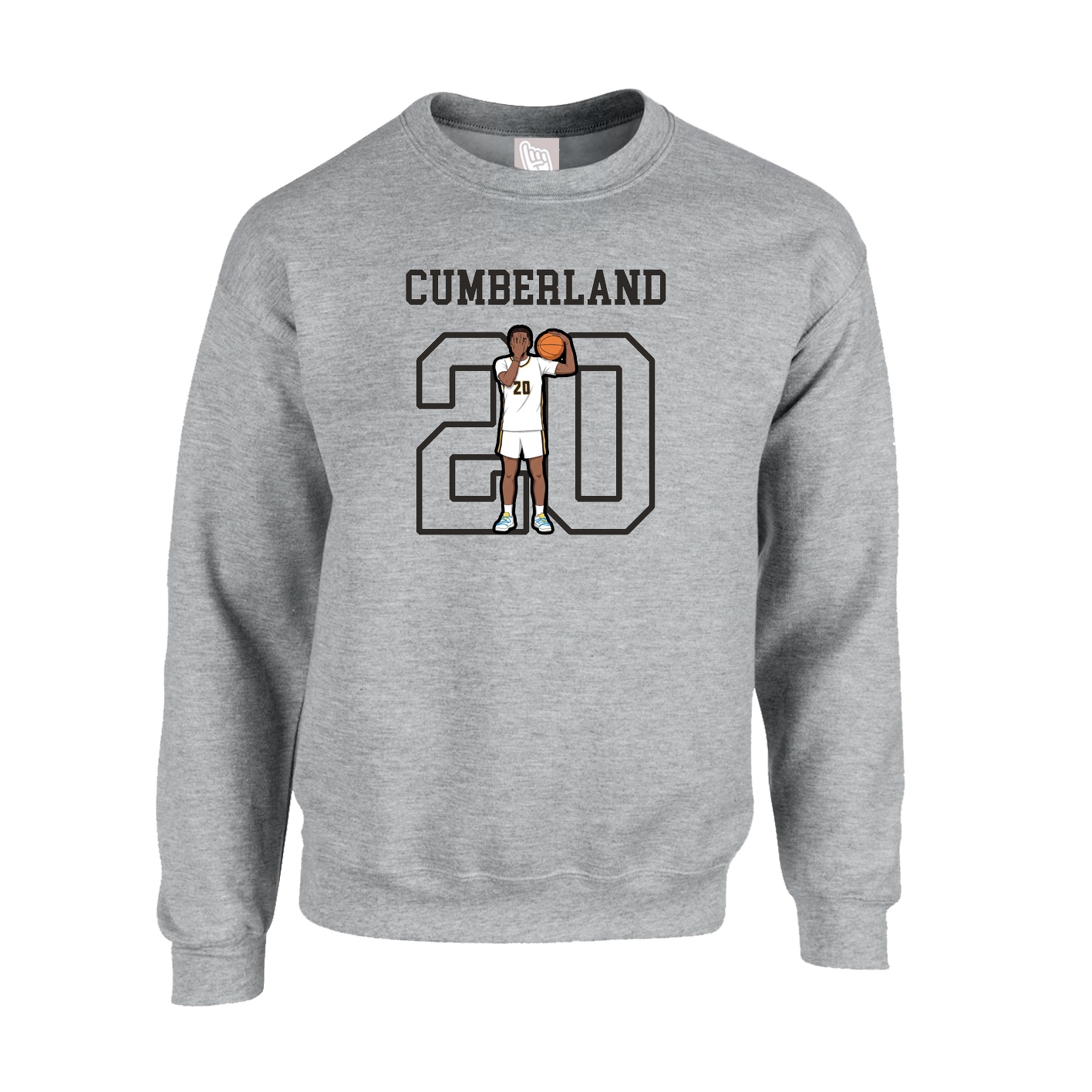 Fleece Crew — Shirsey in Grey