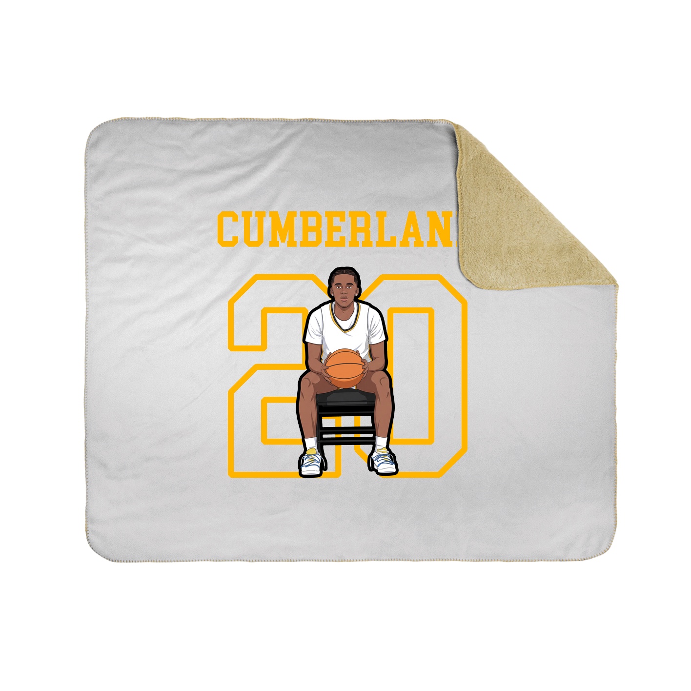 Throw Blanket — Shirsey in White