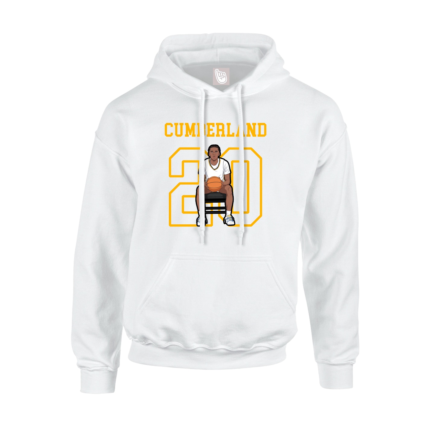 Hoodie — Shirsey in White