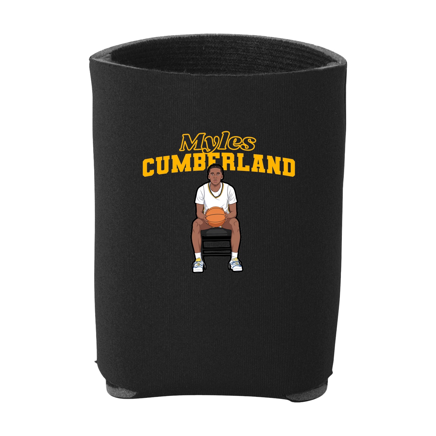 Can Holder — Name Arch in Black