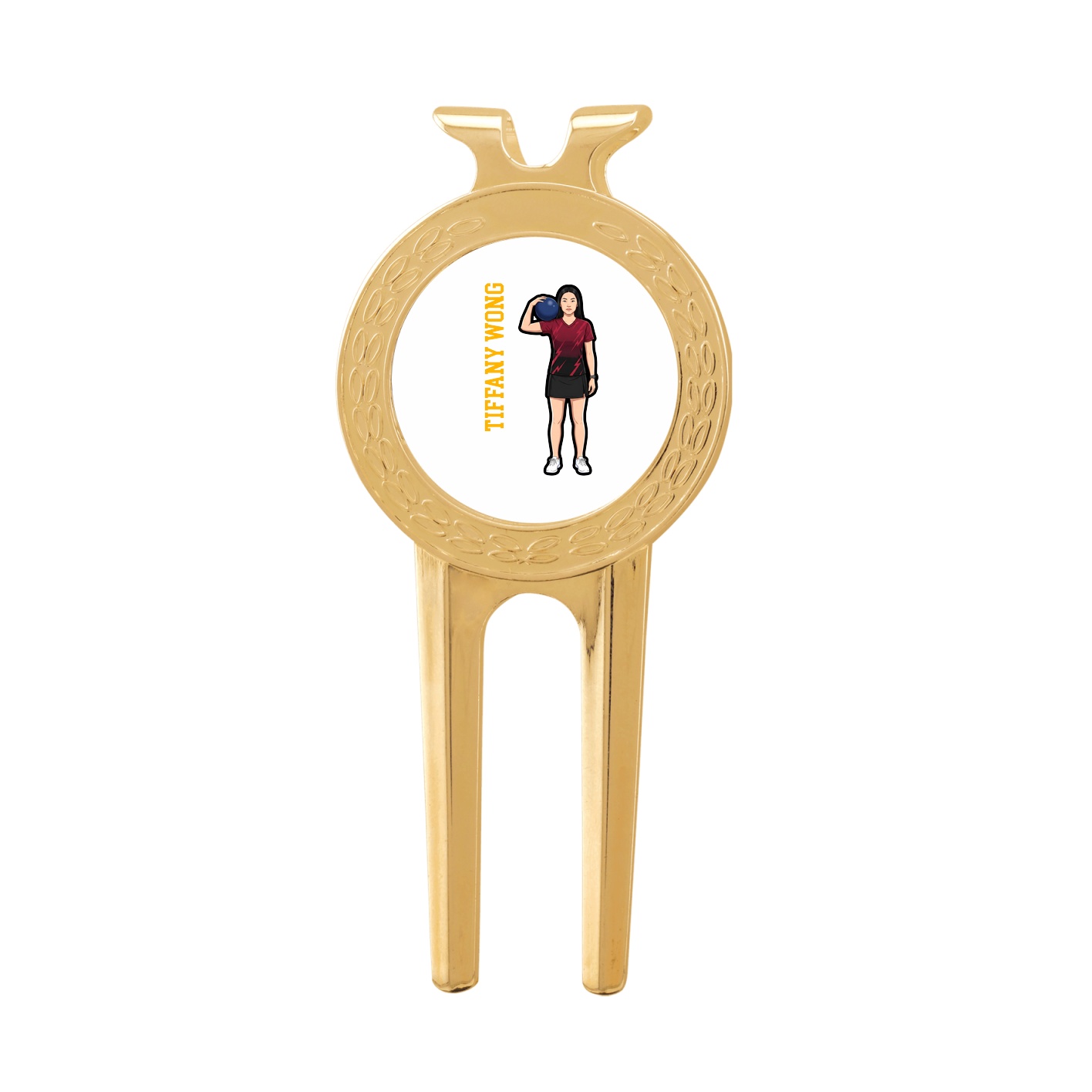Divot Tool with Ball Marker — Name Vertical in Classic