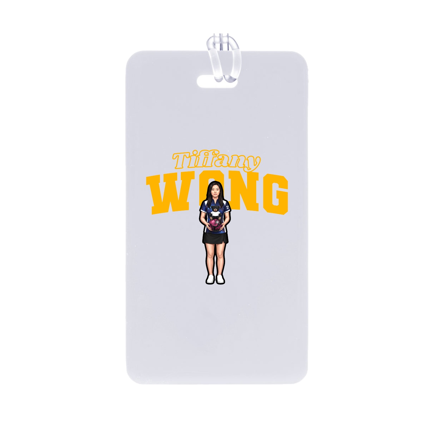Bag Tag — Name Arch in Classic