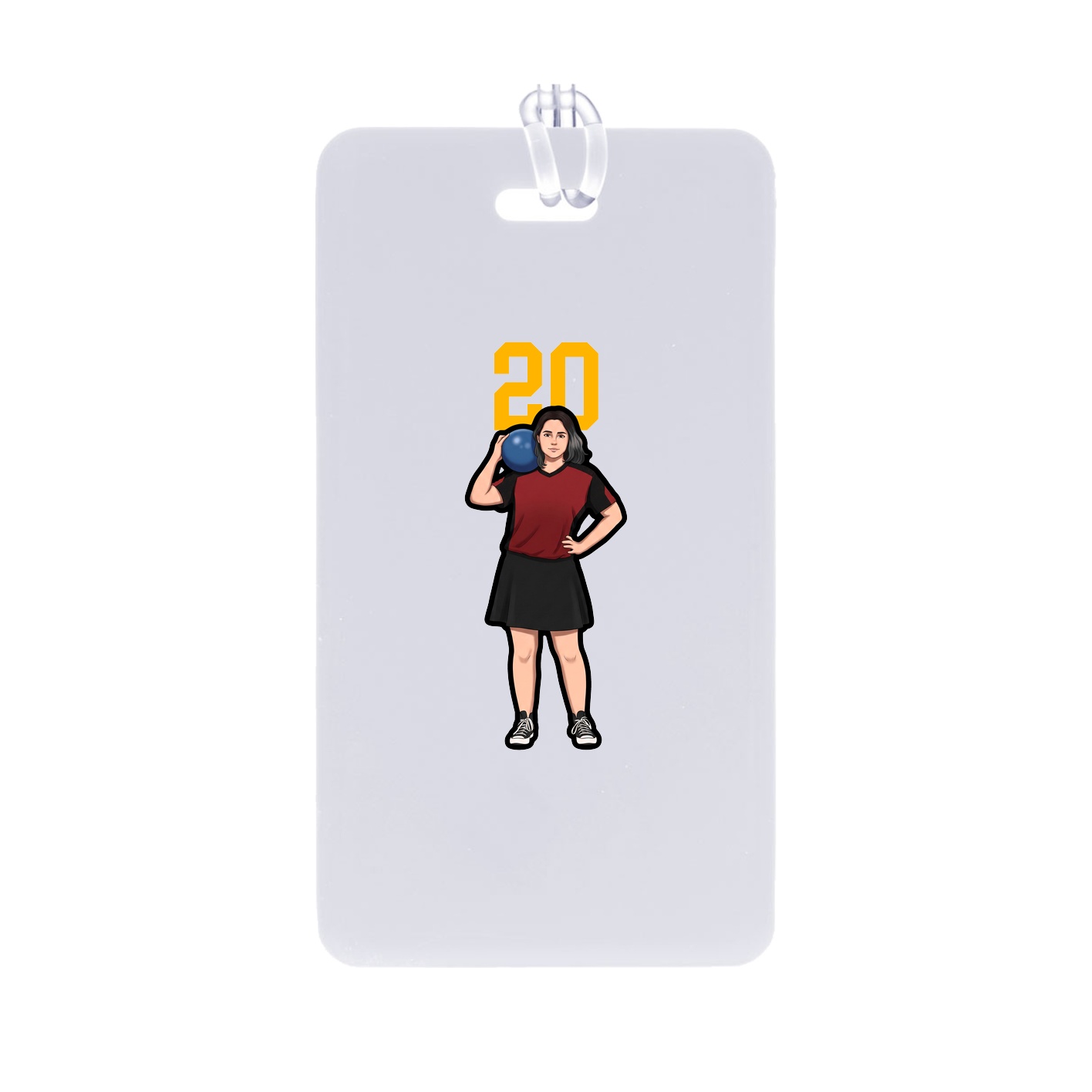 Bag Tag — Number Top in Classic