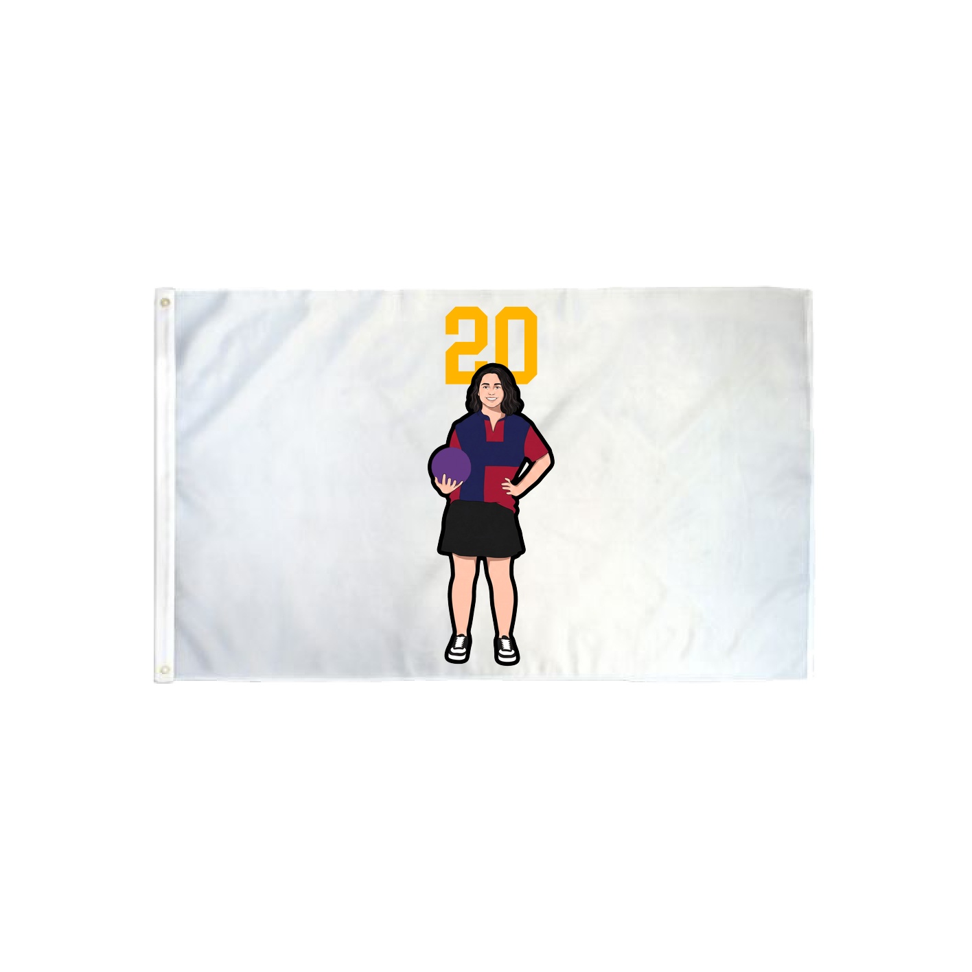 3x5 Flag — Number Top in Classic