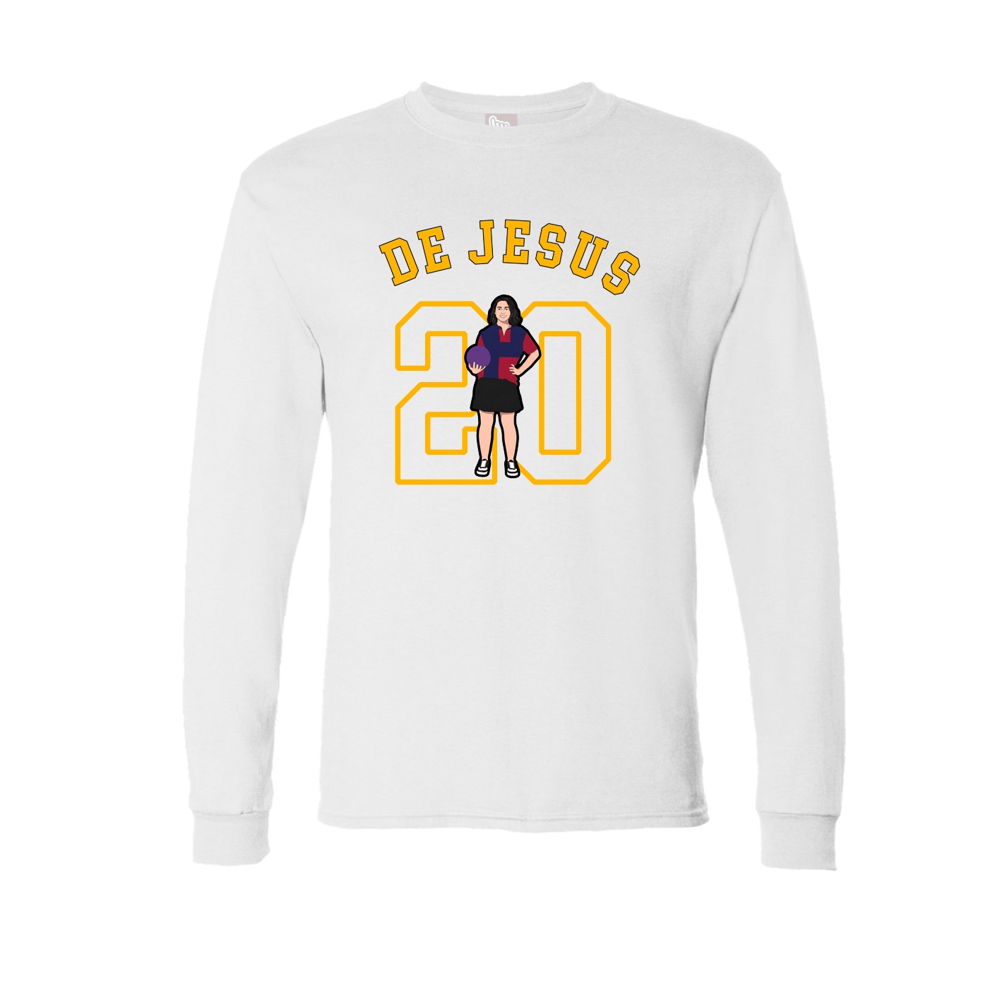 Long Sleeve Tee — Shirsey Arch in White
