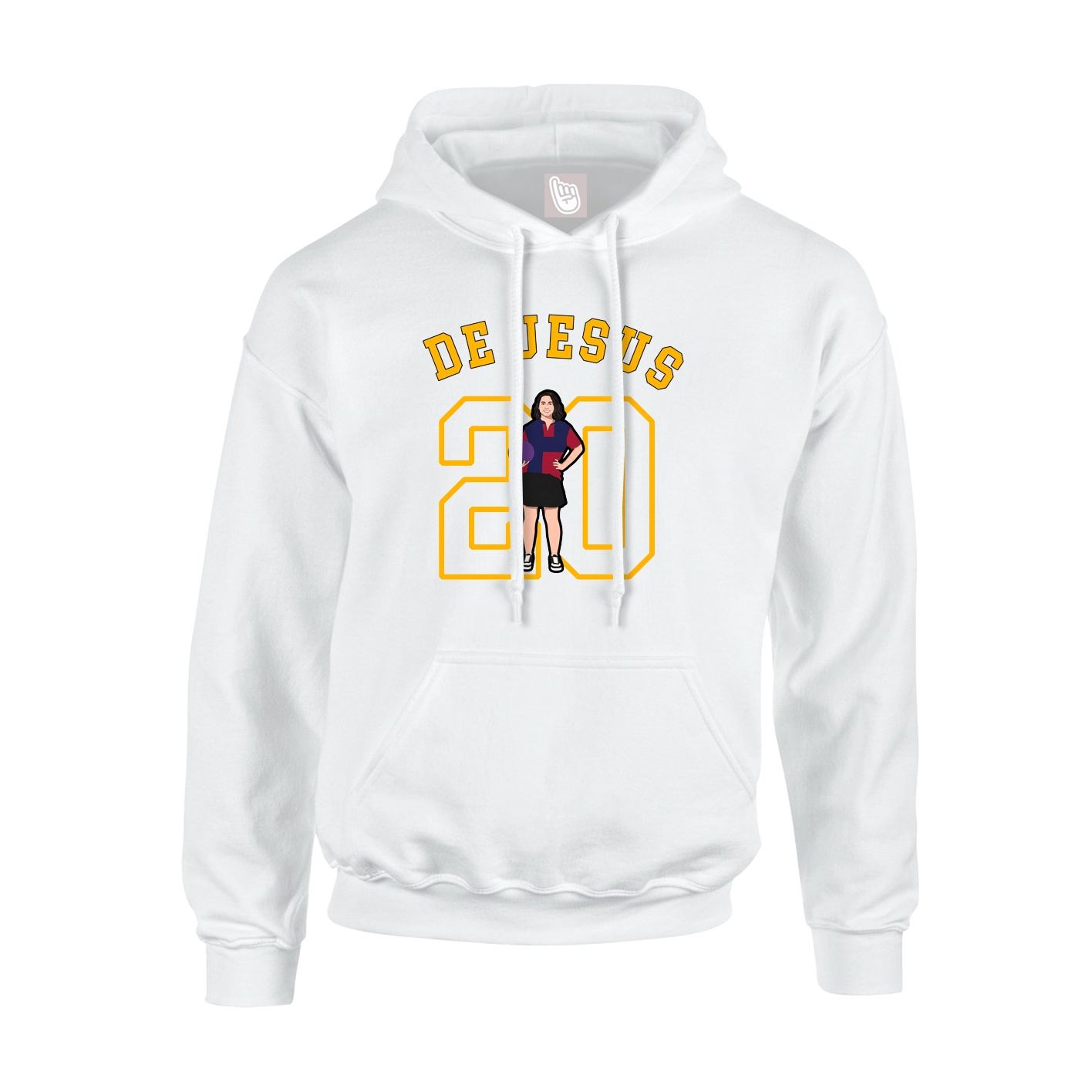 Hoodie — Shirsey Arch in White