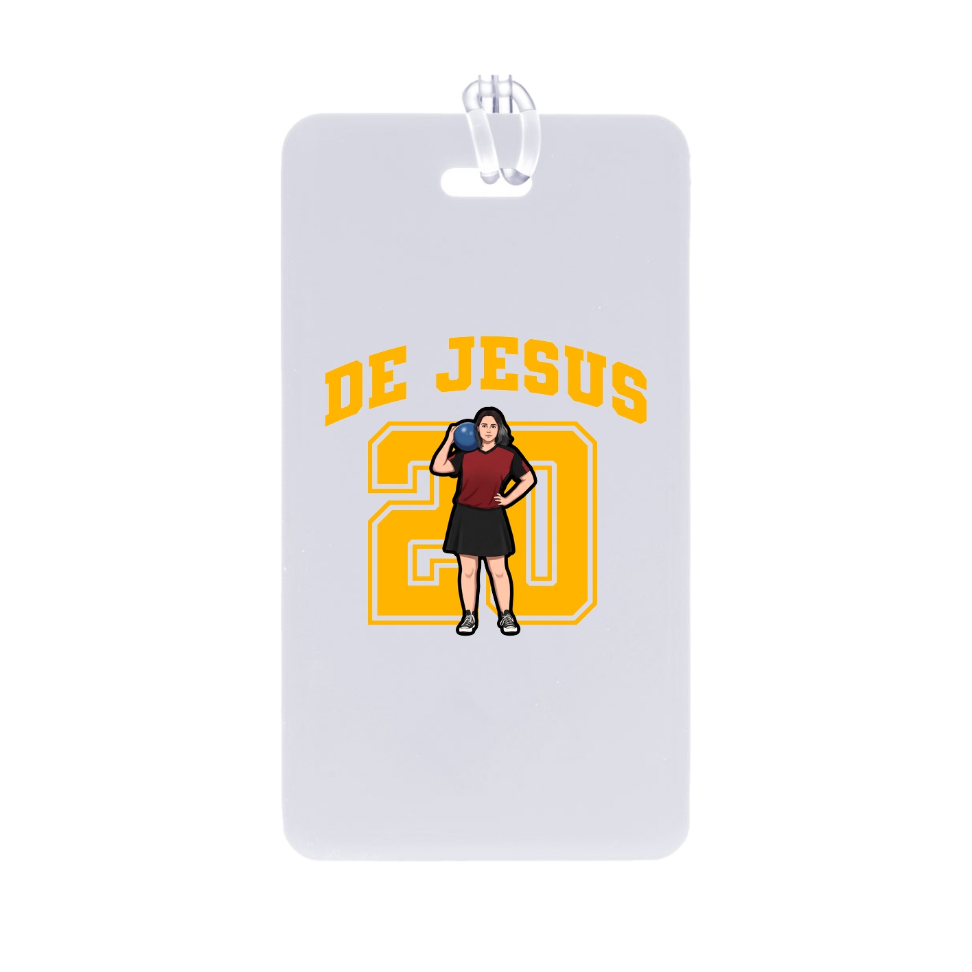 Bag Tag — Number in Classic