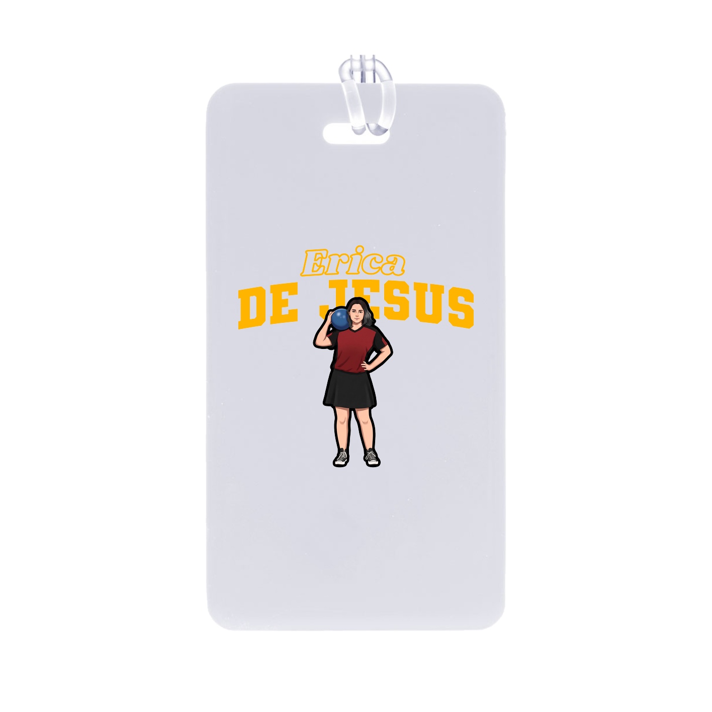 Bag Tag — Name Arch in Classic