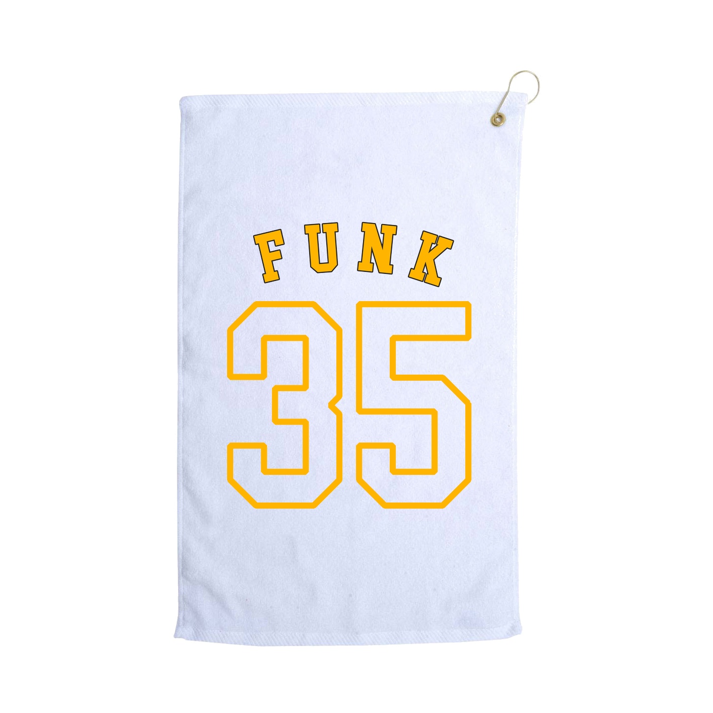 Golf Towel — Shirsey Arch in White