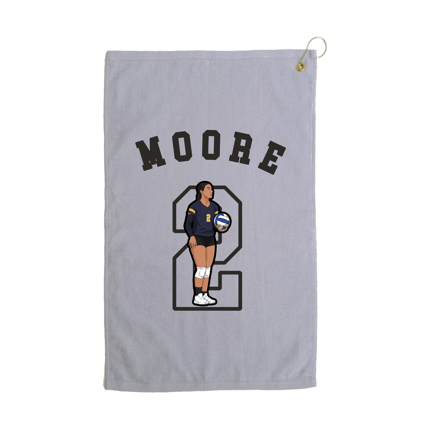 Golf Towel — Shirsey Arch in Grey