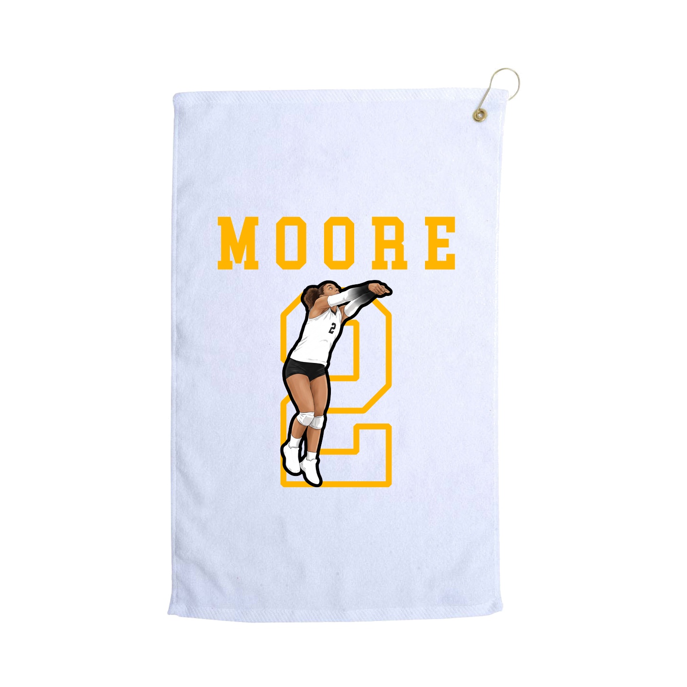 Golf Towel — Shirsey in White