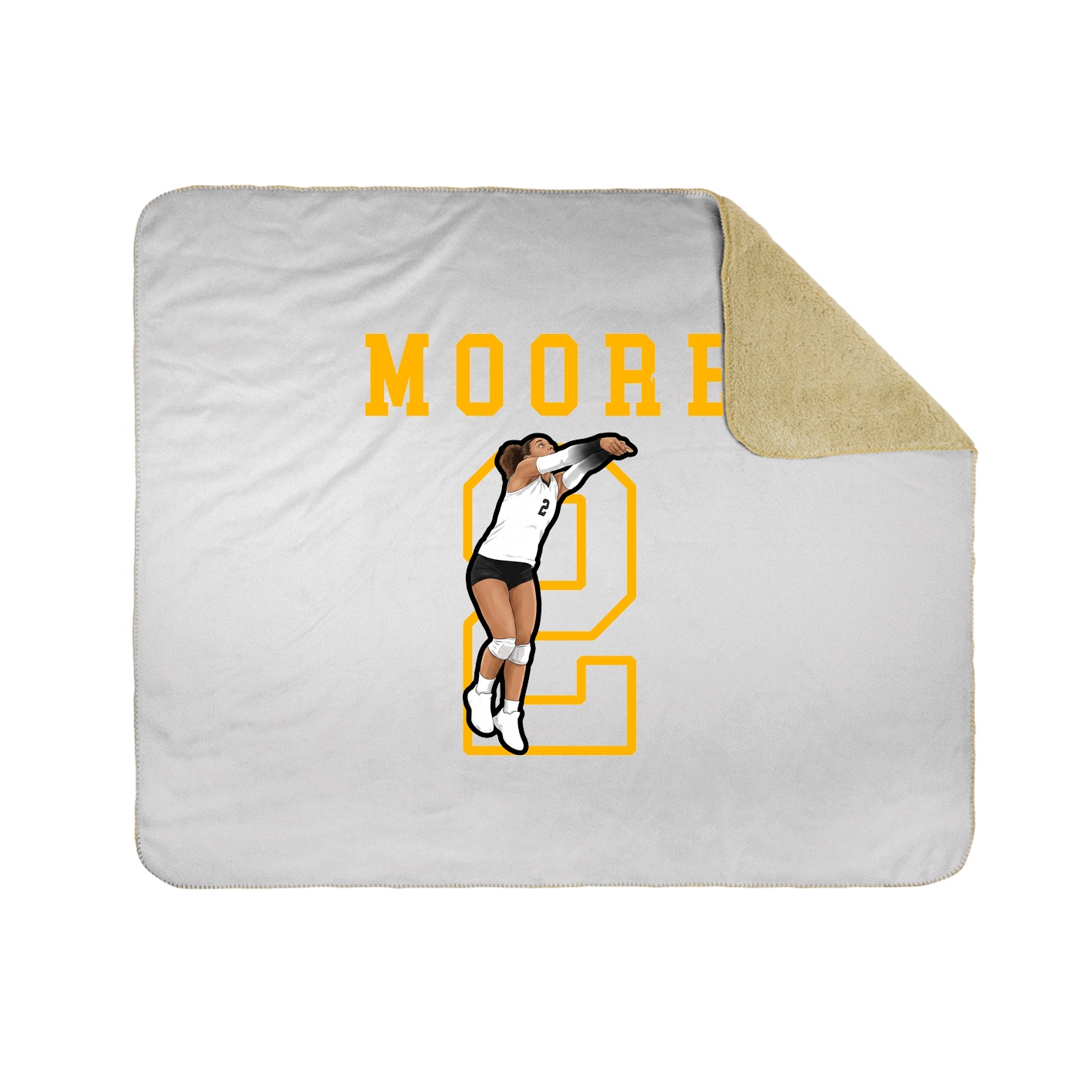 Throw Blanket — Shirsey in White