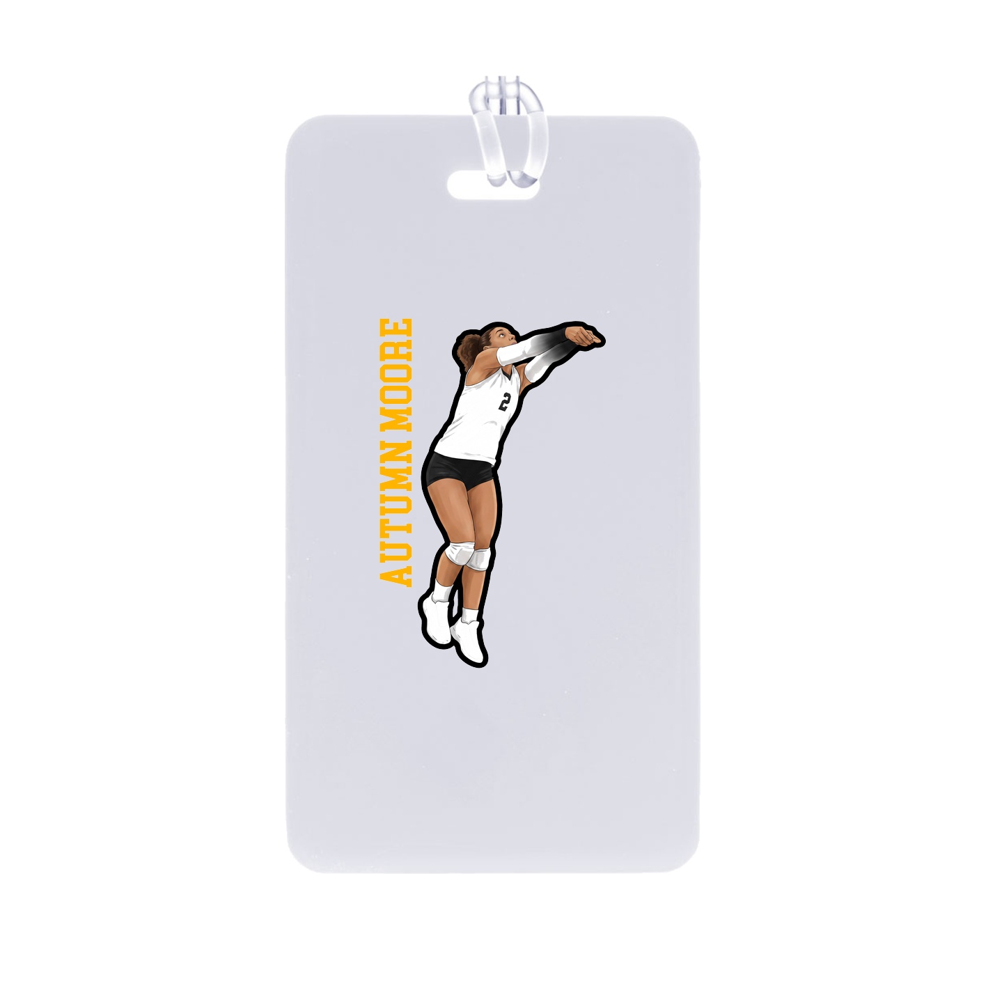 Bag Tag — Name Vertical in Classic