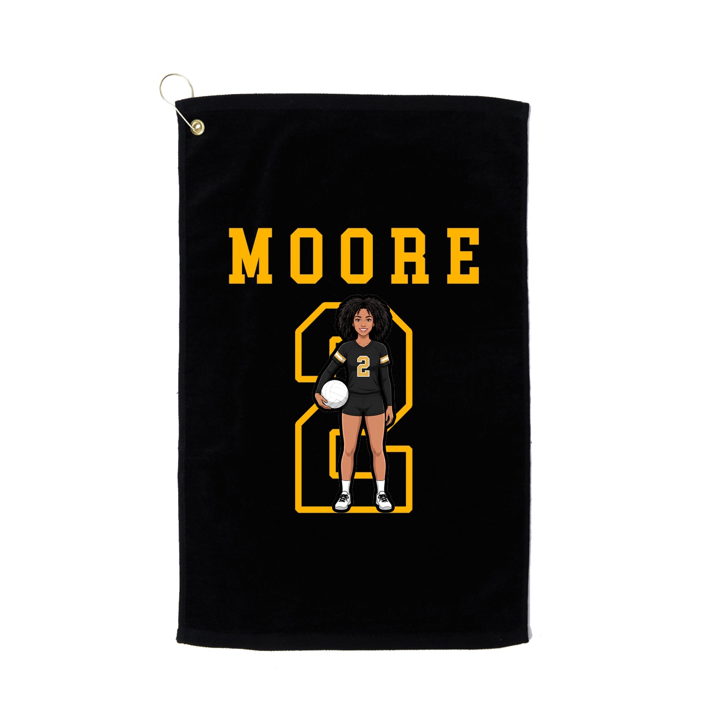 Golf Towel — Shirsey in Black