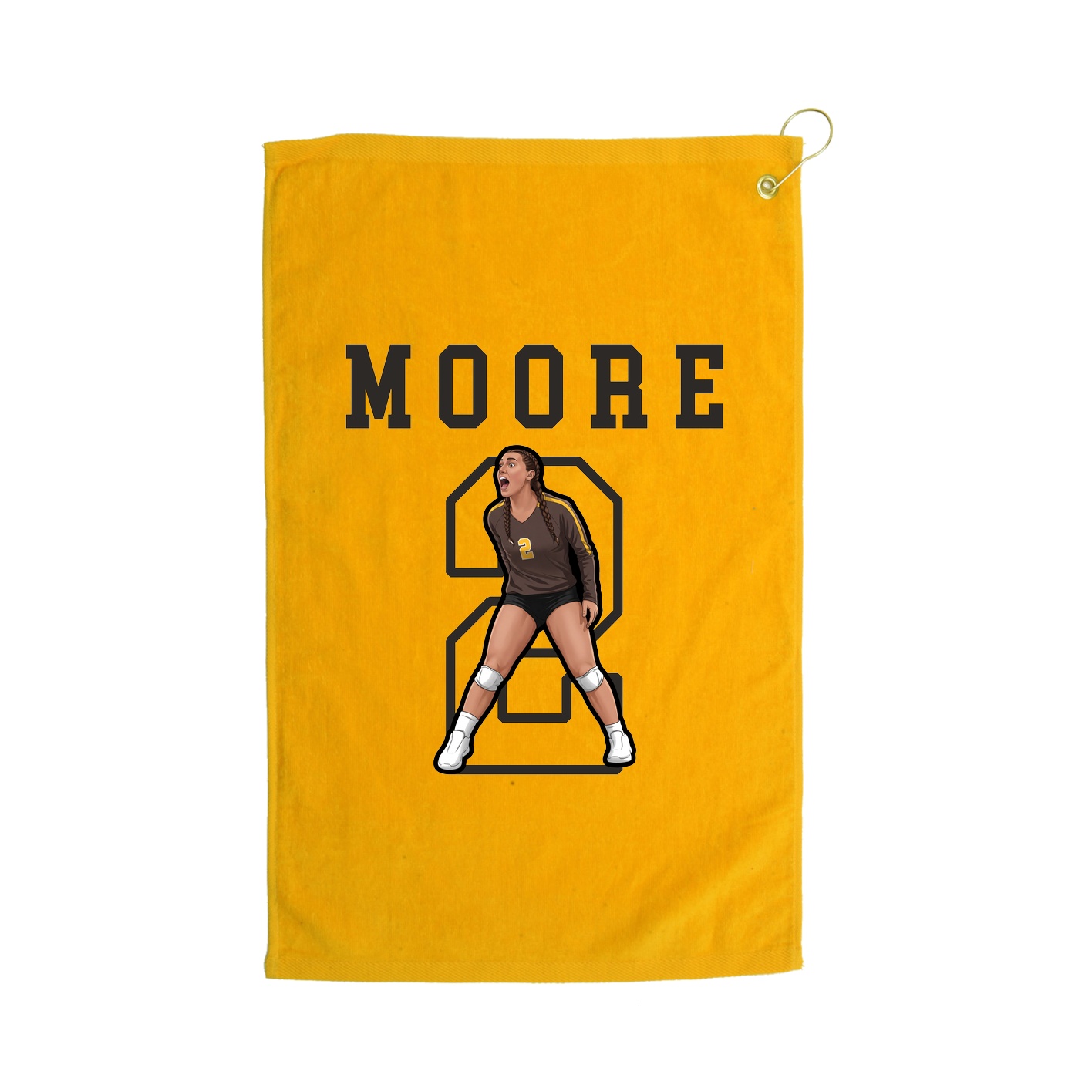 Golf Towel — Shirsey in Gold