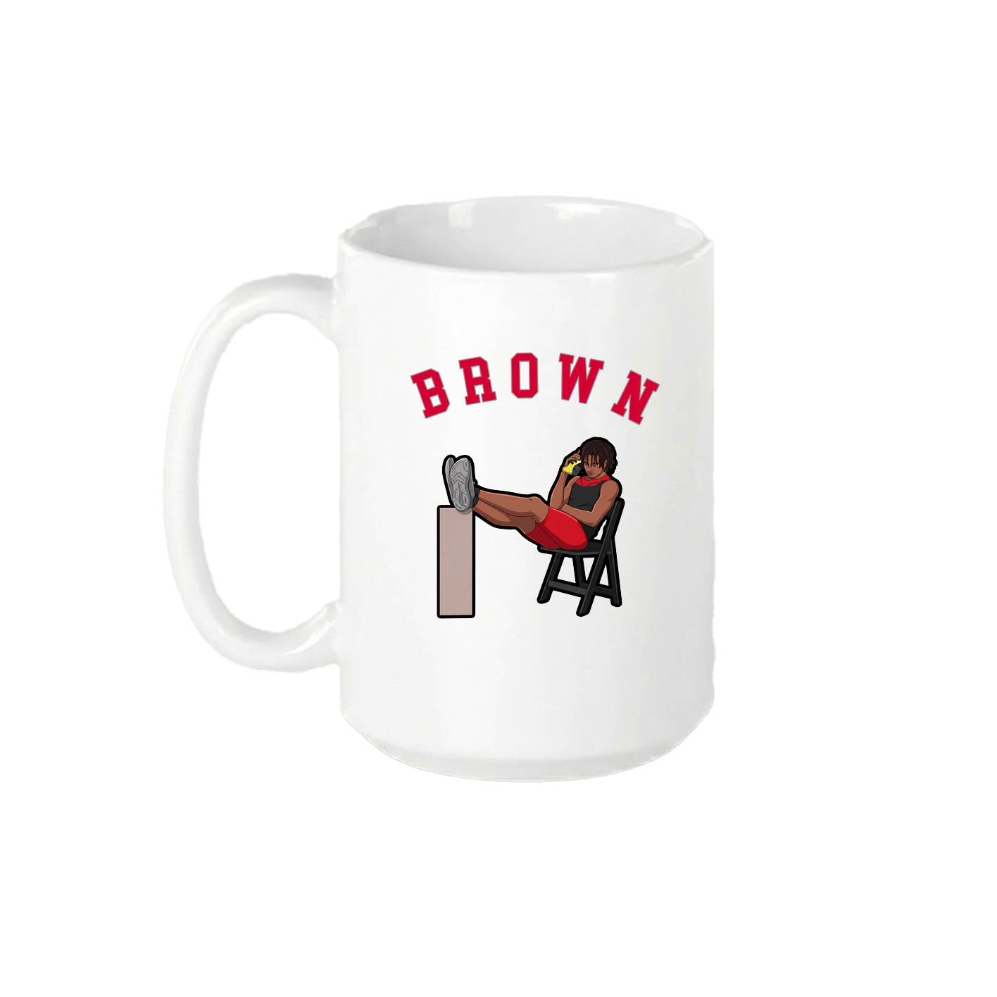 15oz Coffee Mug — Shirsey Arch in White
