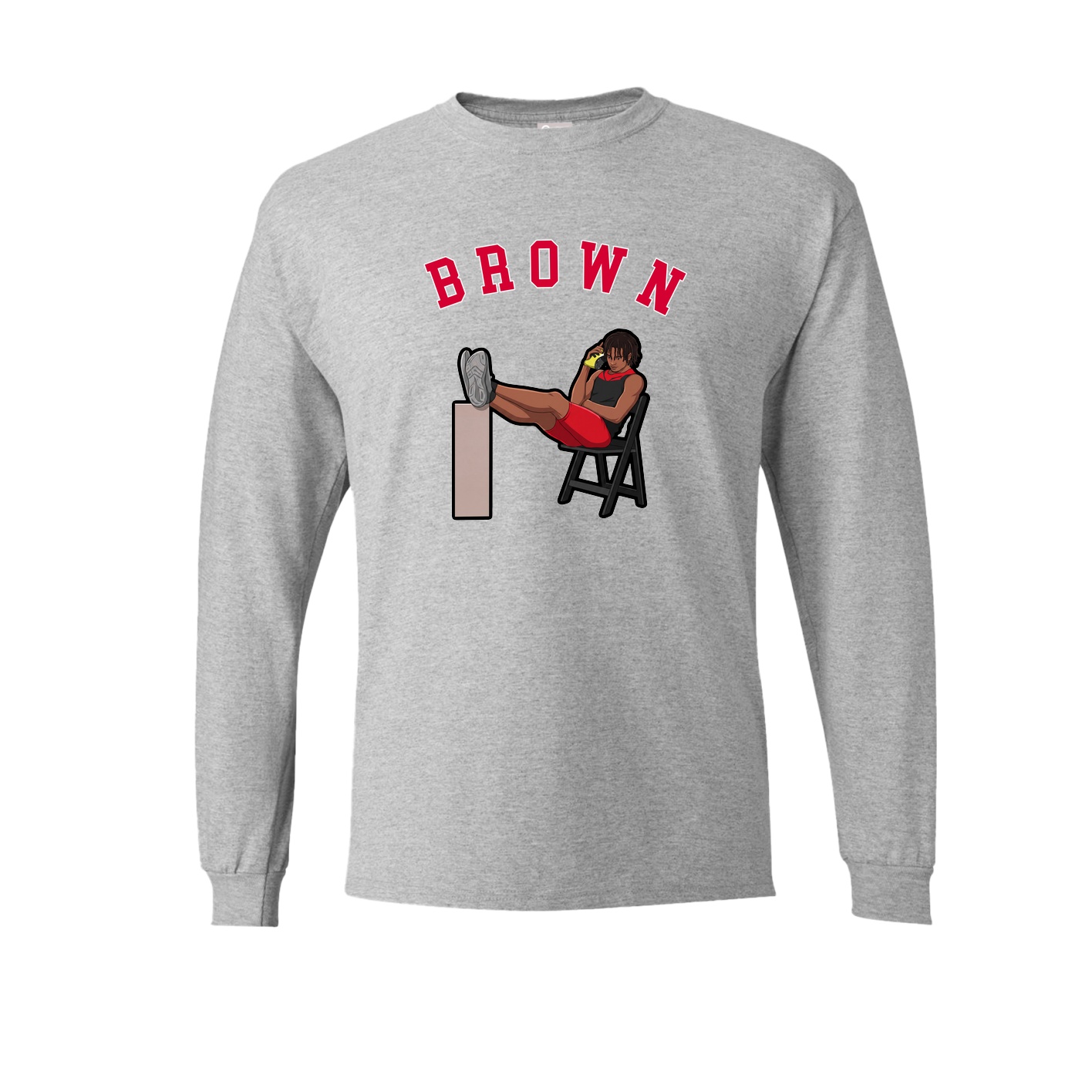 Long Sleeve Tee — Shirsey Arch in Grey