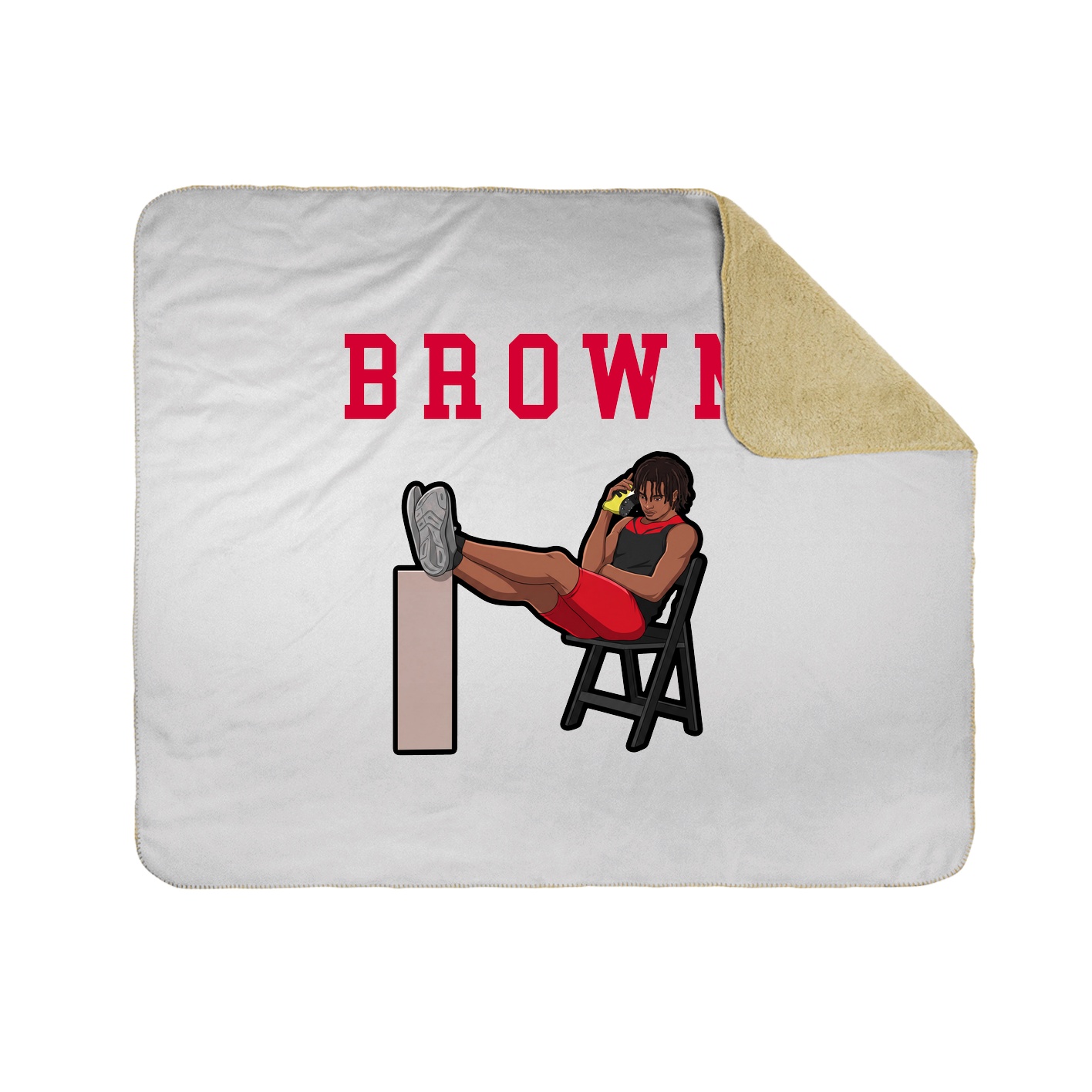 Throw Blanket — Shirsey in White