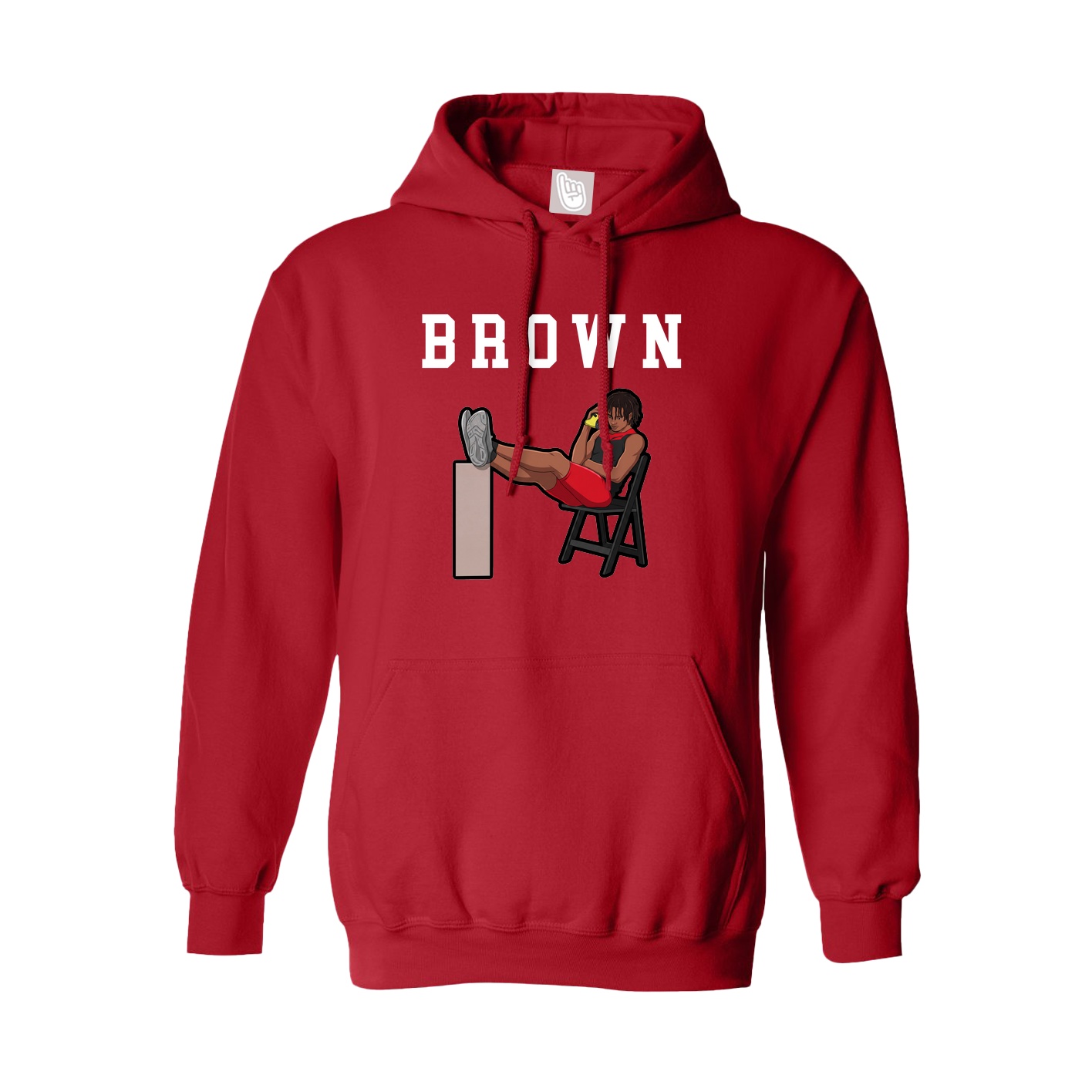 Hoodie — Shirsey in Red