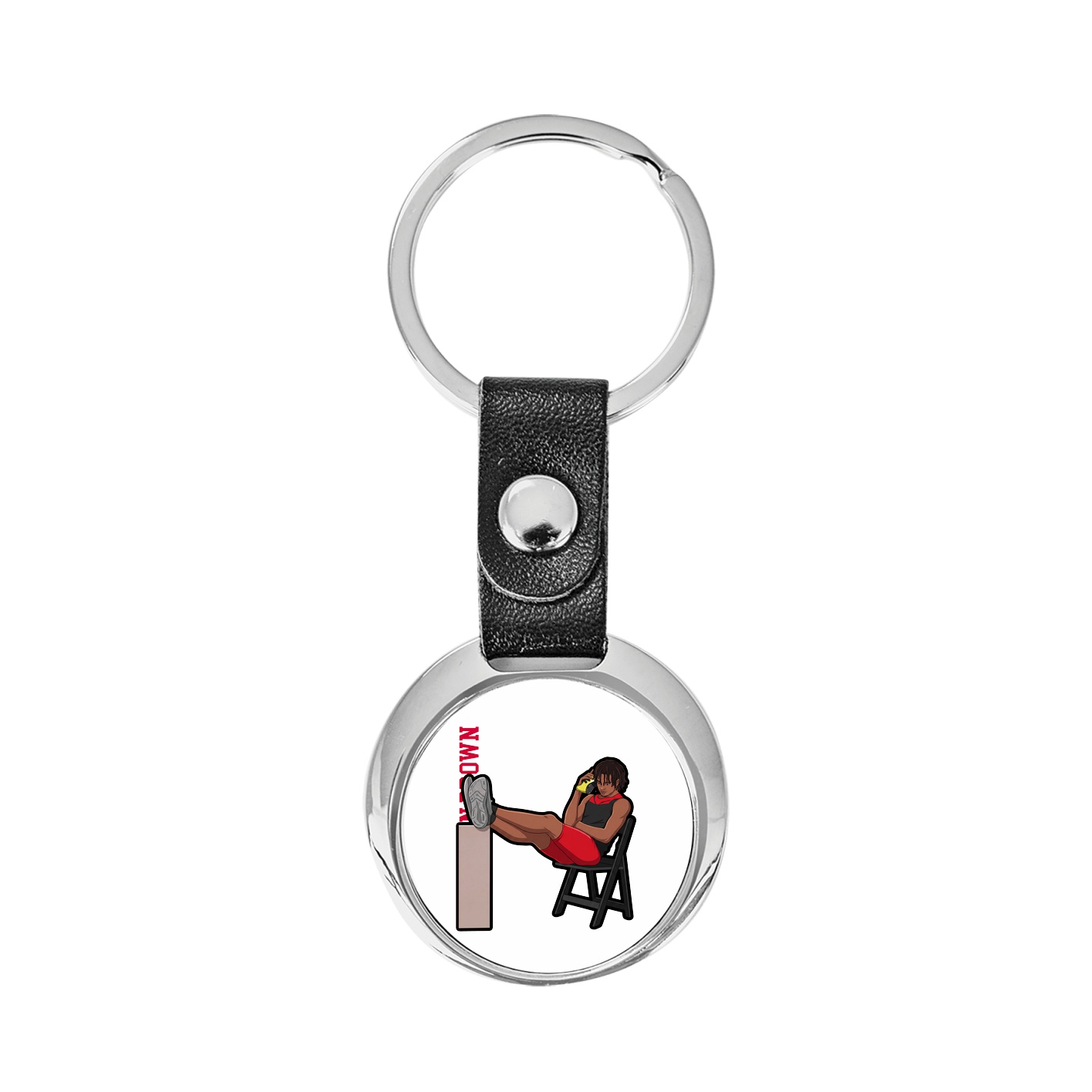 Key Chain — Name Vertical in Classic