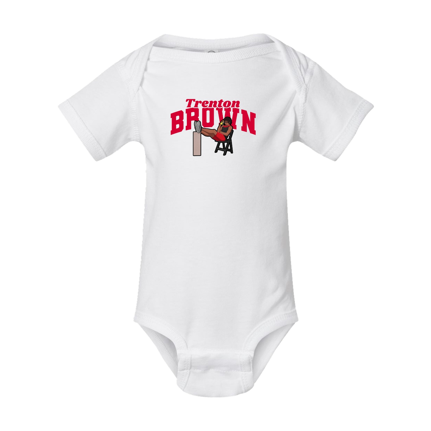 Baby Onesie — Signature Arch in White