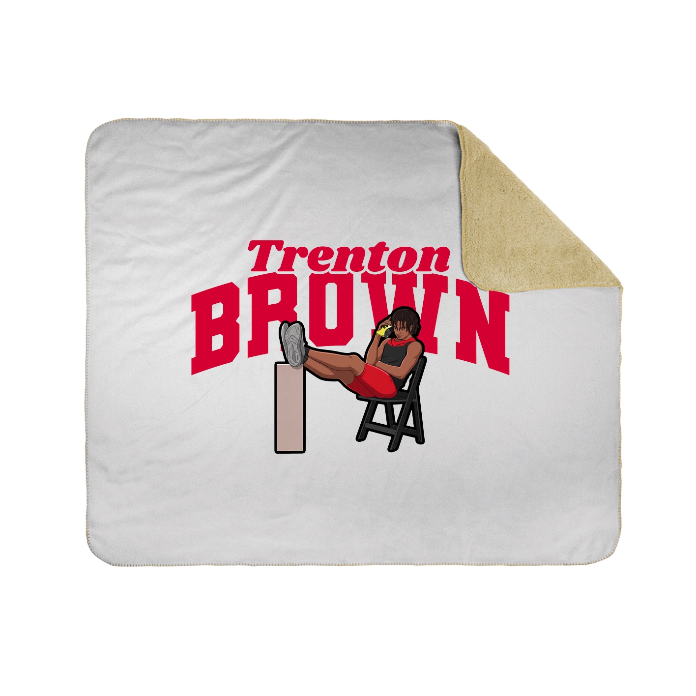 Throw Blanket — Signature Arch in White