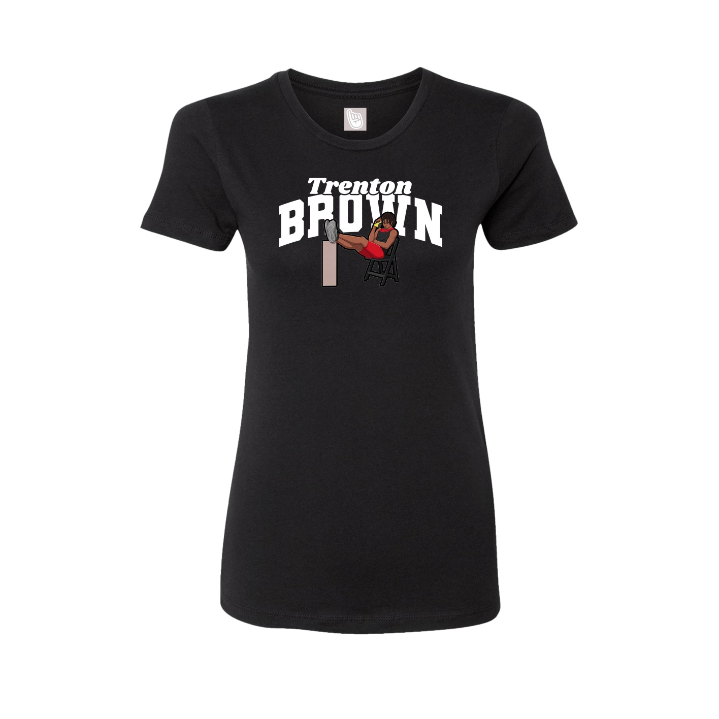 Womens Tee — Signature Arch in Black