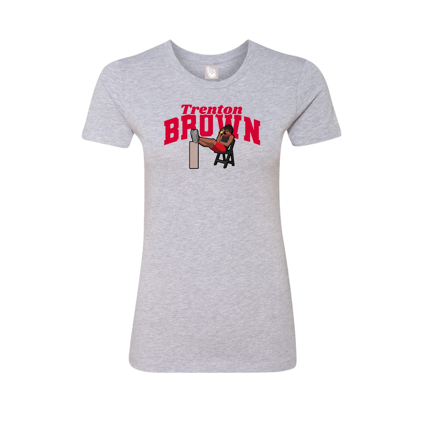 Womens Tee — Signature Arch in Grey