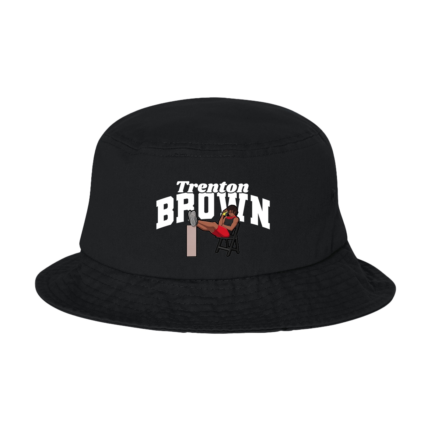 Bucket Cap — Signature Arch in Black
