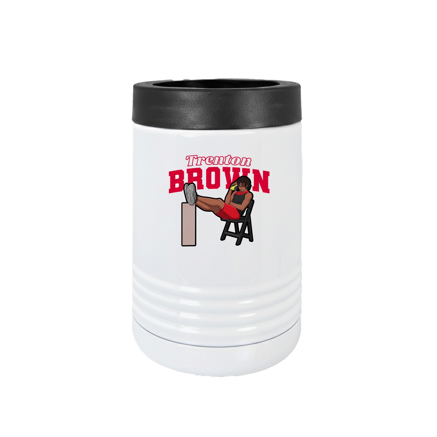 Beverage Holder — Name Arch in White