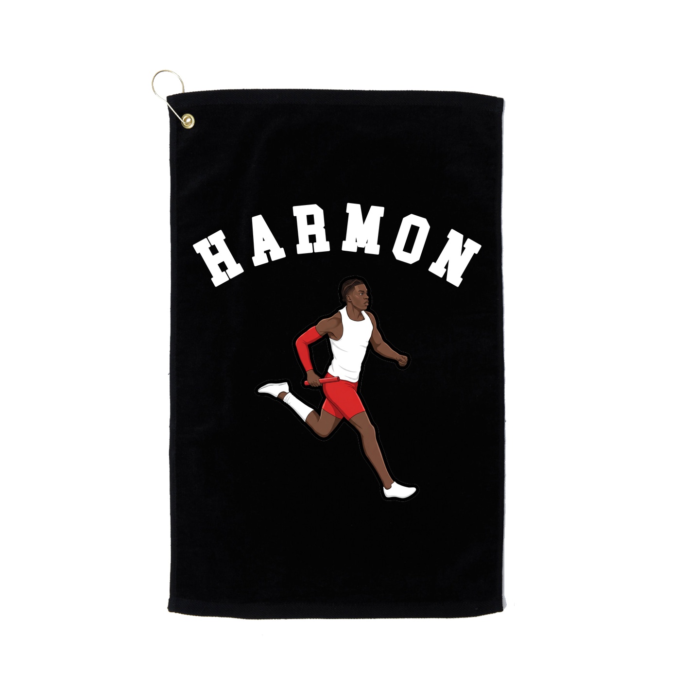 Golf Towel — Shirsey Arch in Black
