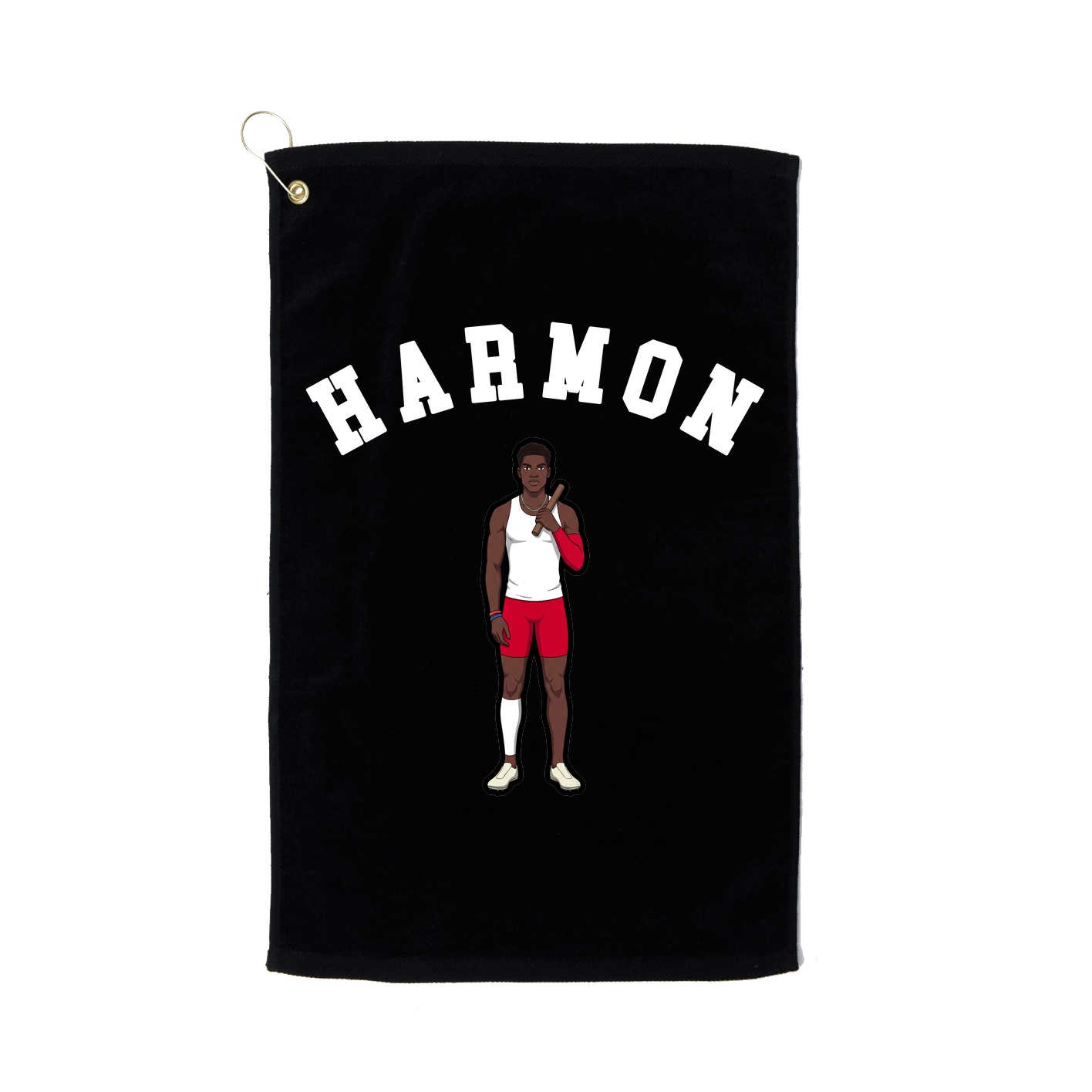 Golf Towel — Shirsey Arch in Black