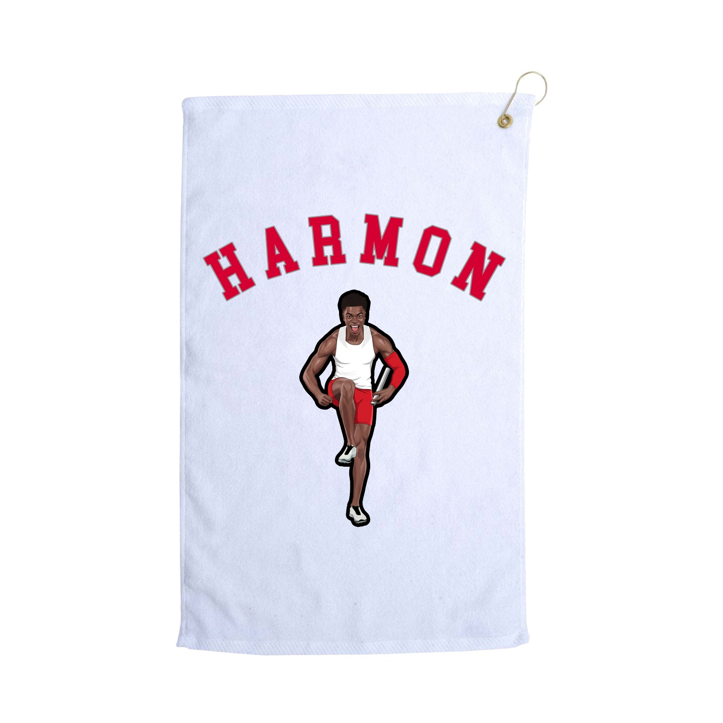 Golf Towel — Shirsey Arch in White