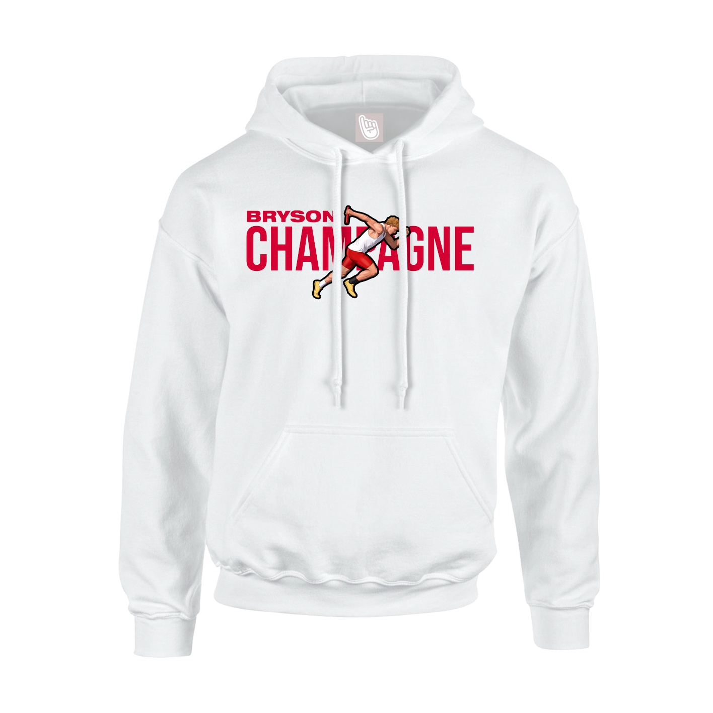Hoodie — Player Name in White
