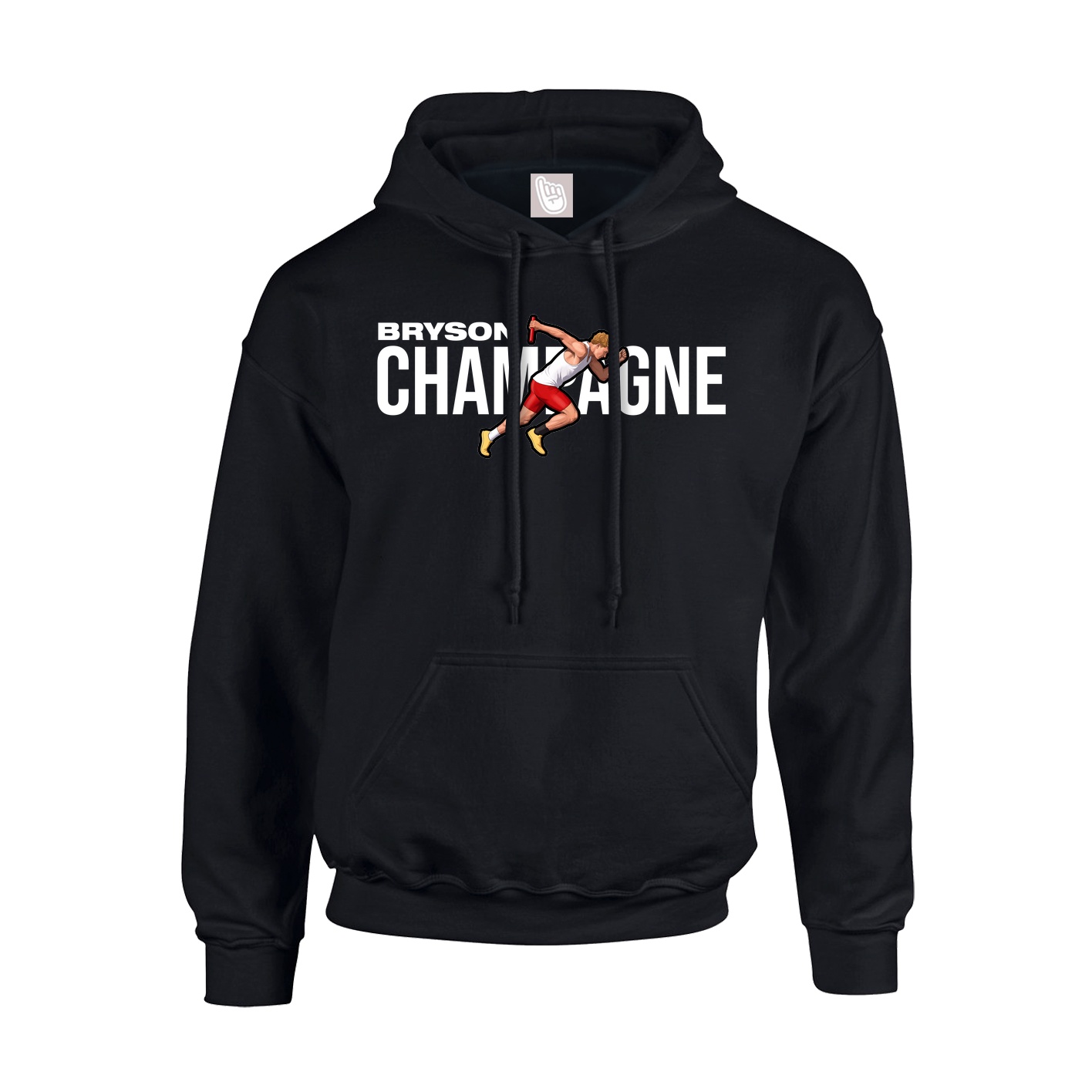 Youth Hoodie — Player Name in Black
