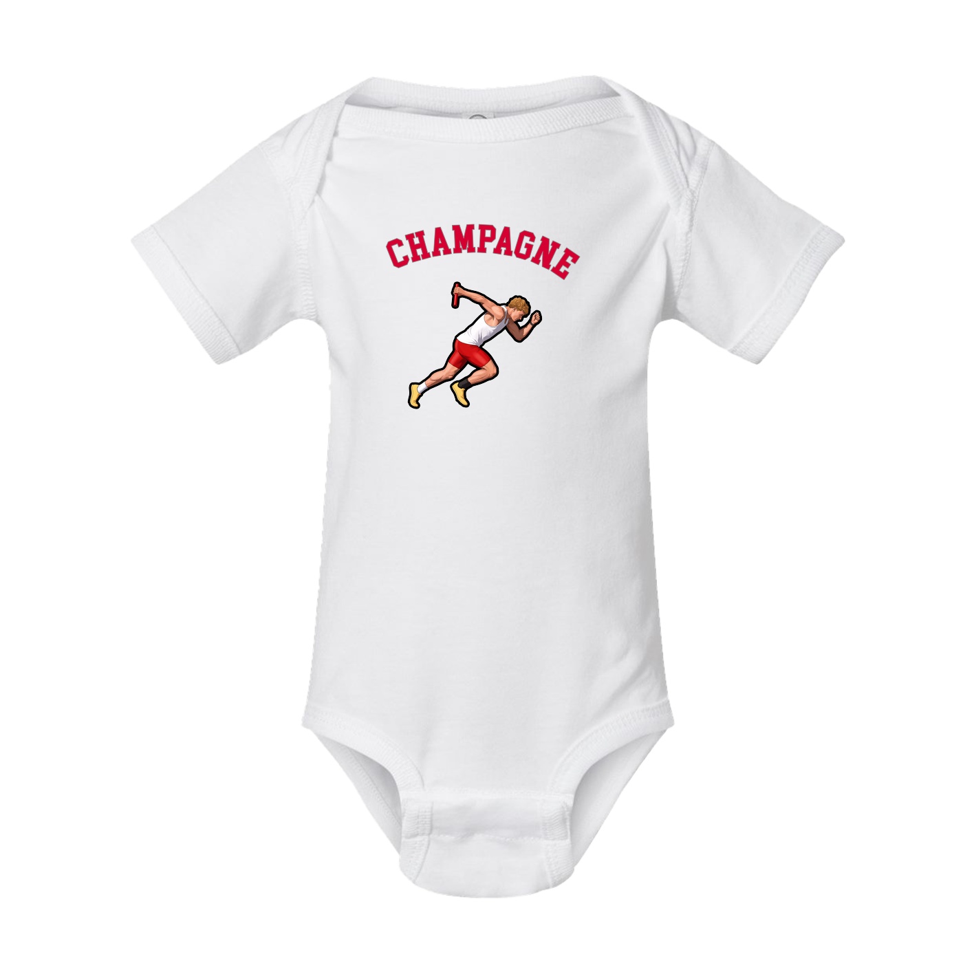 Baby Onesie — Shirsey Arch in White