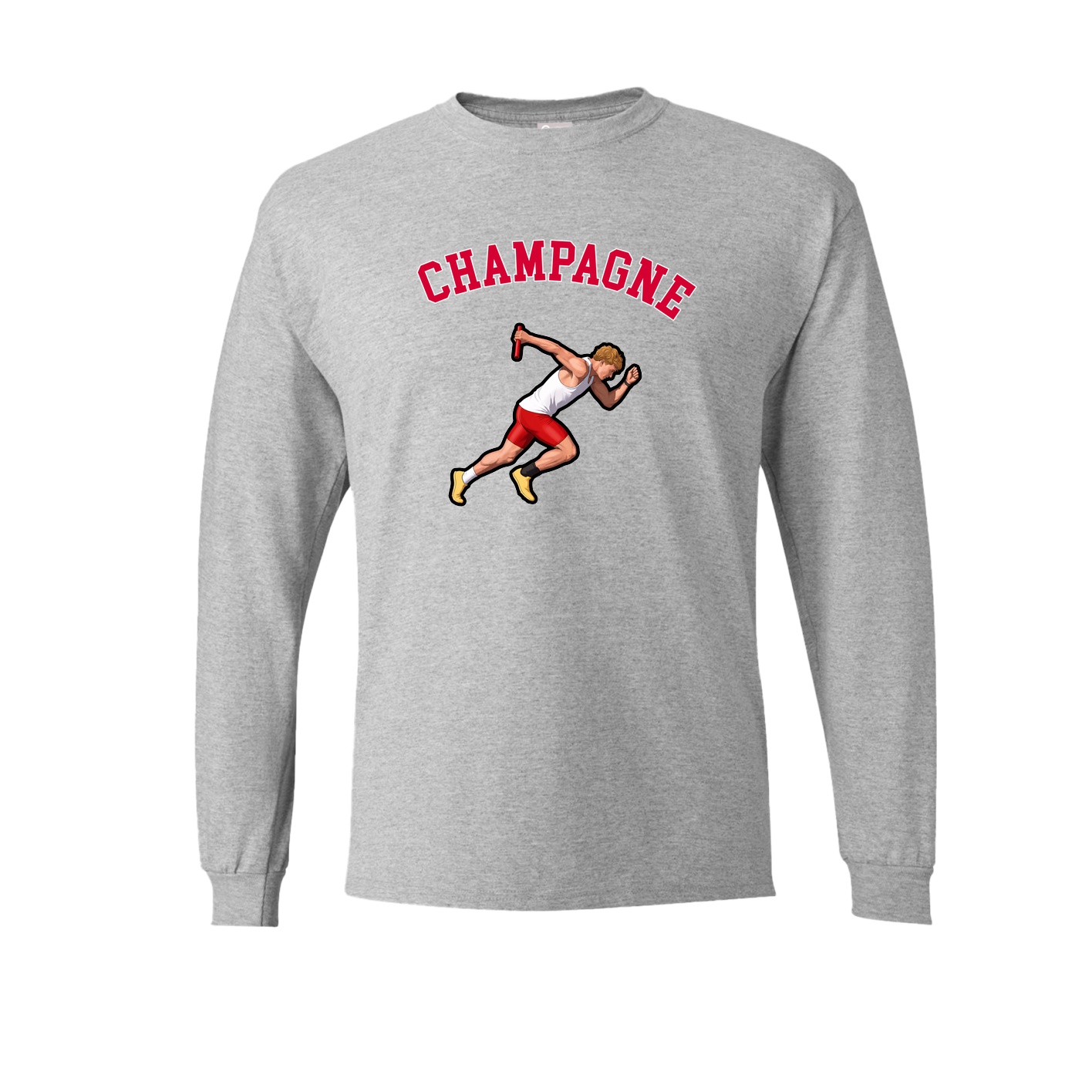 Long Sleeve Tee — Shirsey Arch in Grey
