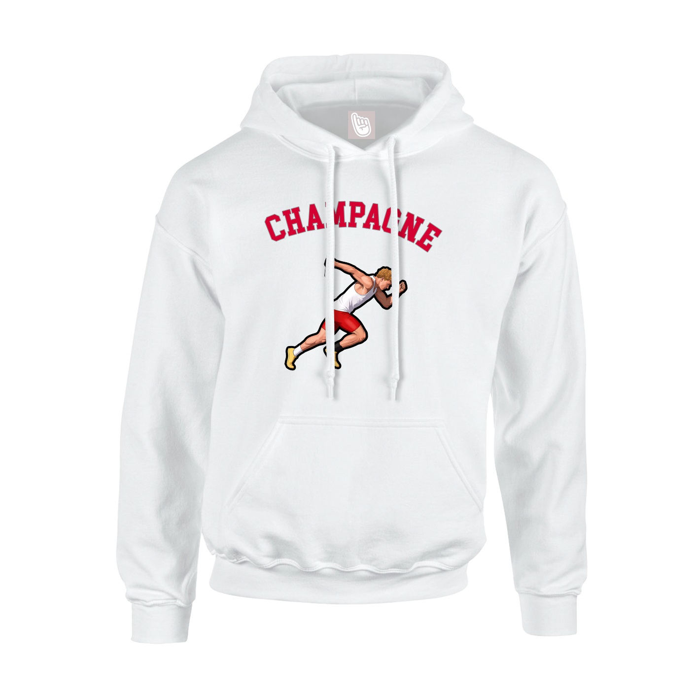 Youth Hoodie — Shirsey Arch in White