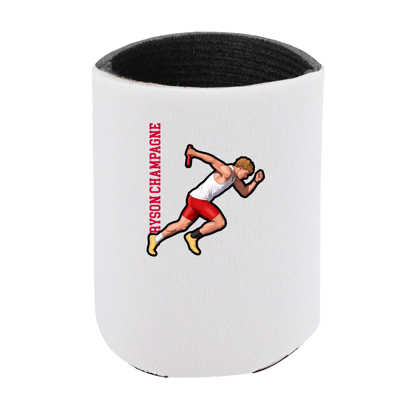 Can Holder — Name Vertical in White