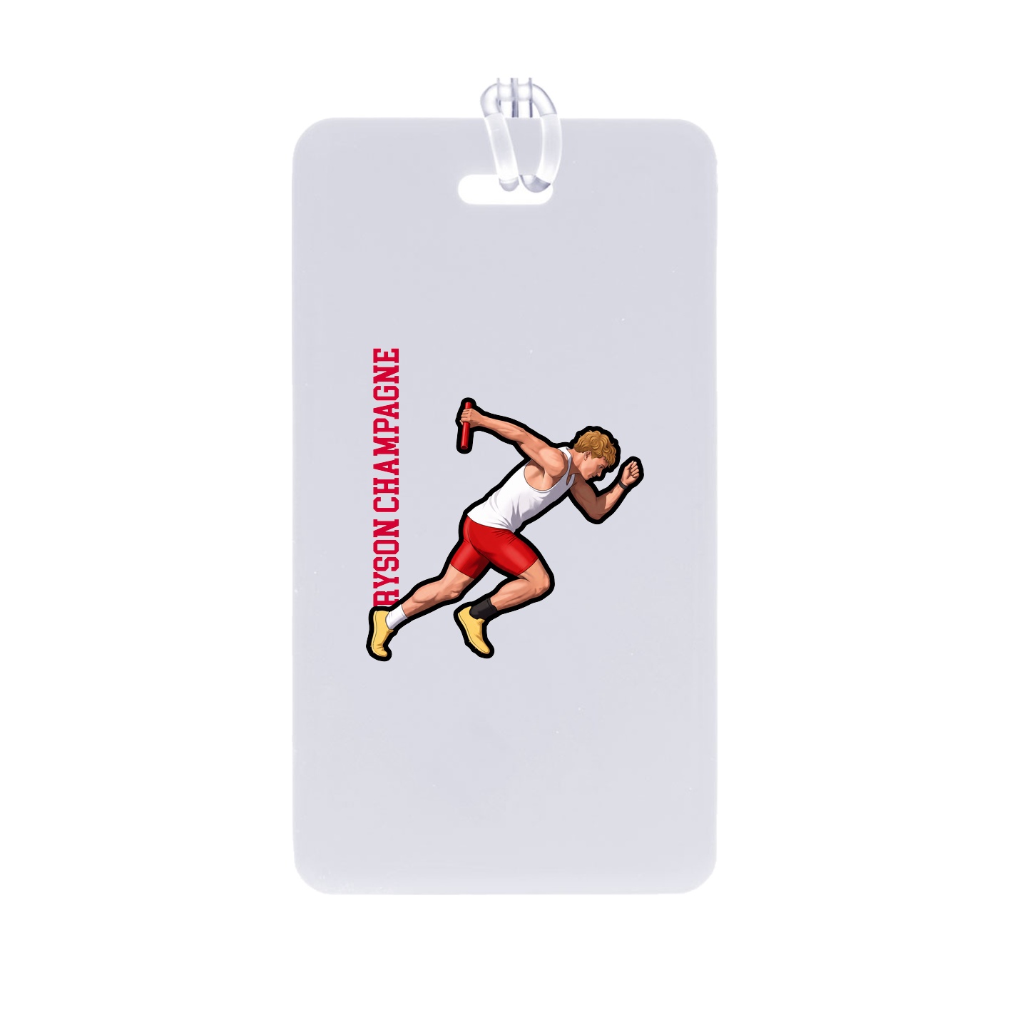 Bag Tag — Name Vertical in Classic