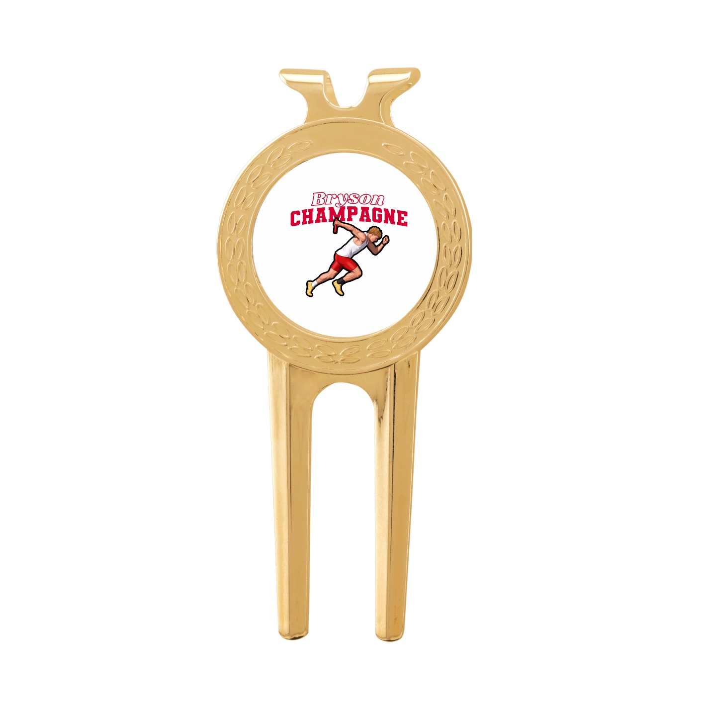 Divot Tool with Ball Marker — Name Arch in Classic