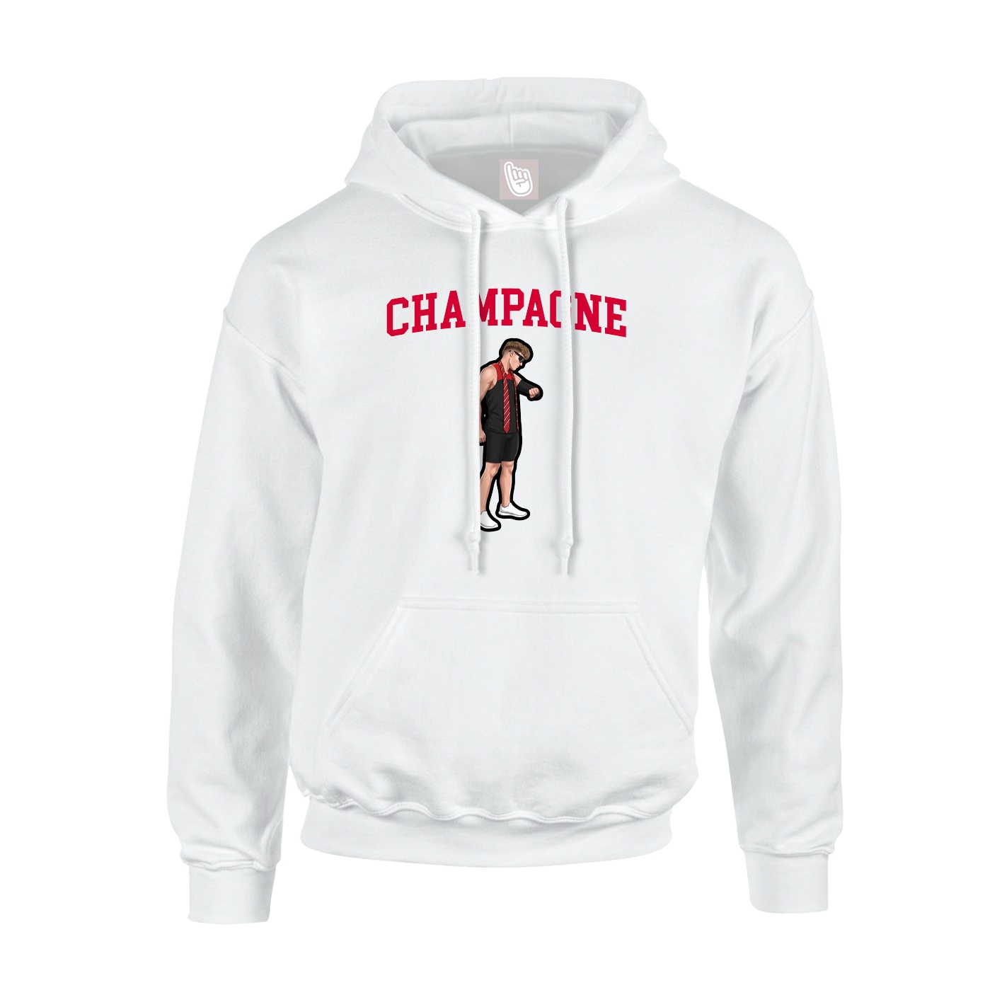 Hoodie — Shirsey in White