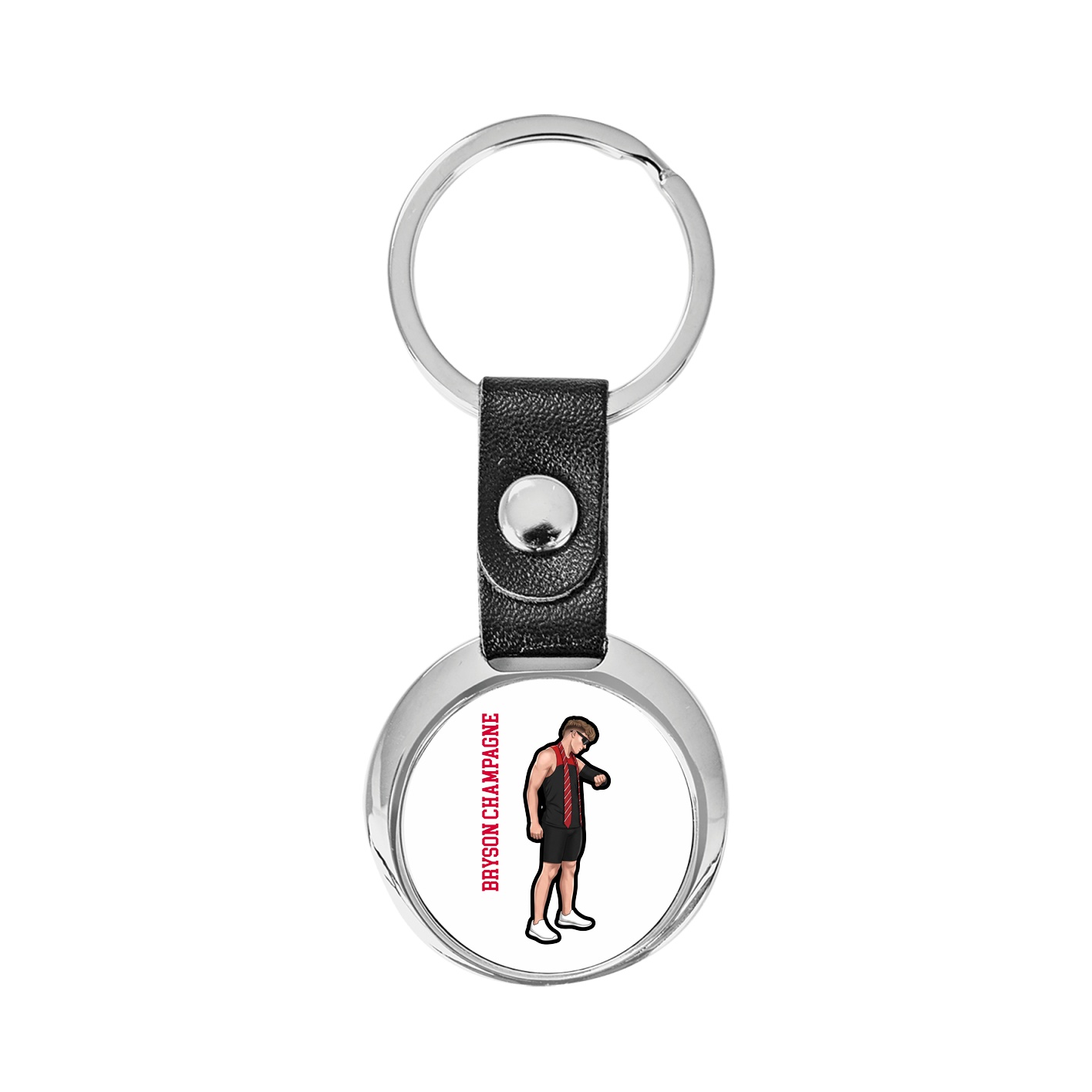 Key Chain — Name Vertical in Classic