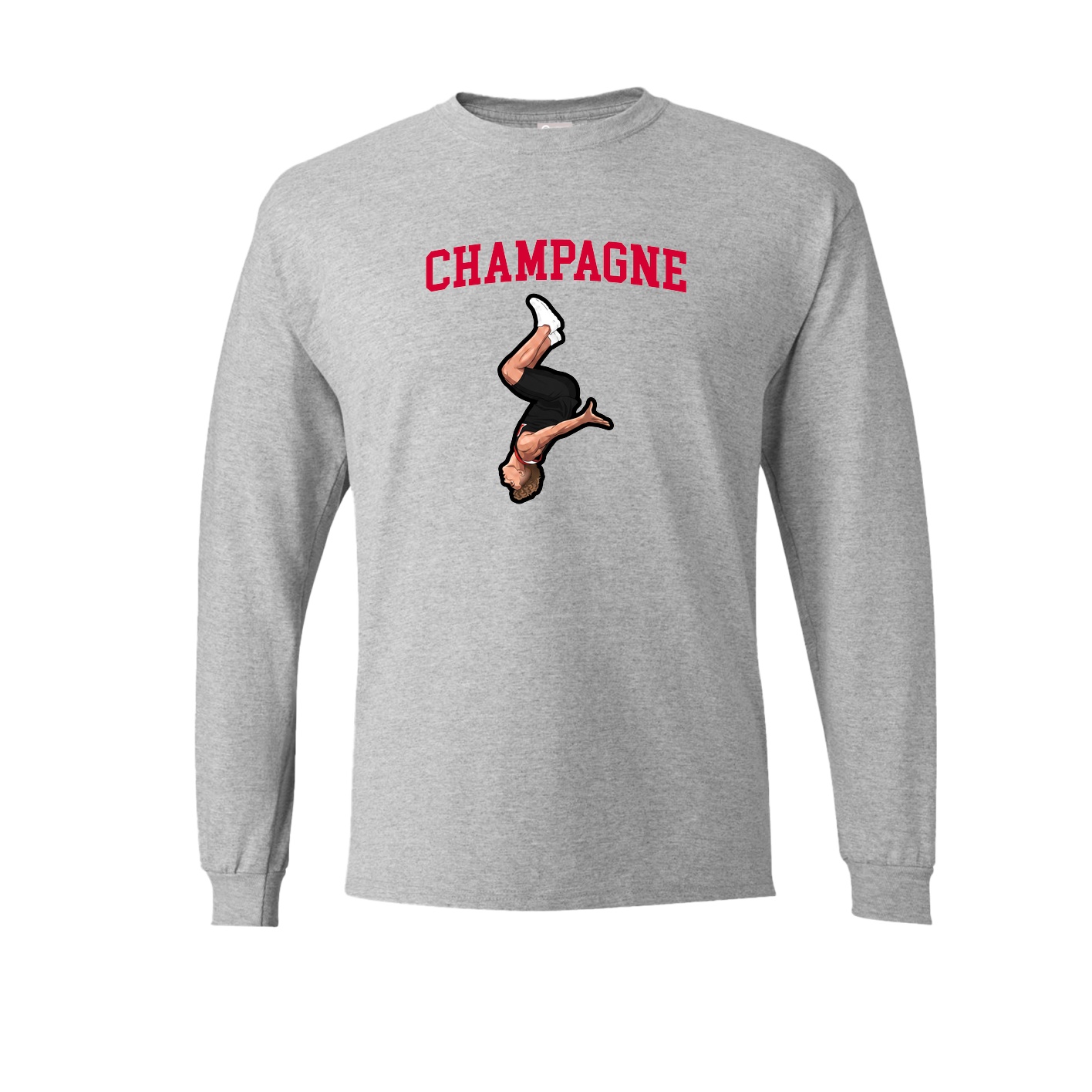 Long Sleeve Tee — Shirsey in Grey