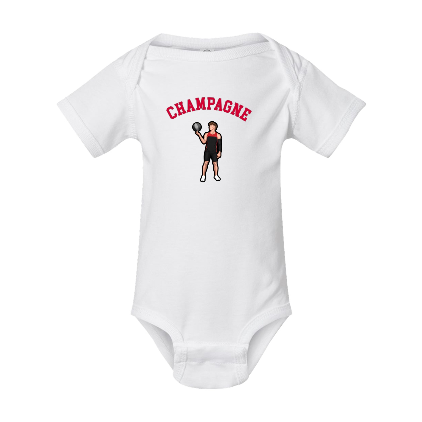Baby Onesie — Shirsey Arch in White