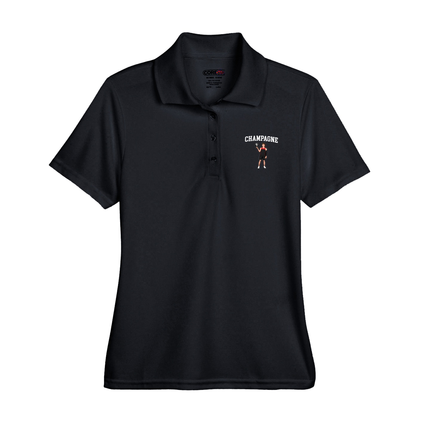 Womens Performance Polo — Shirsey in Black