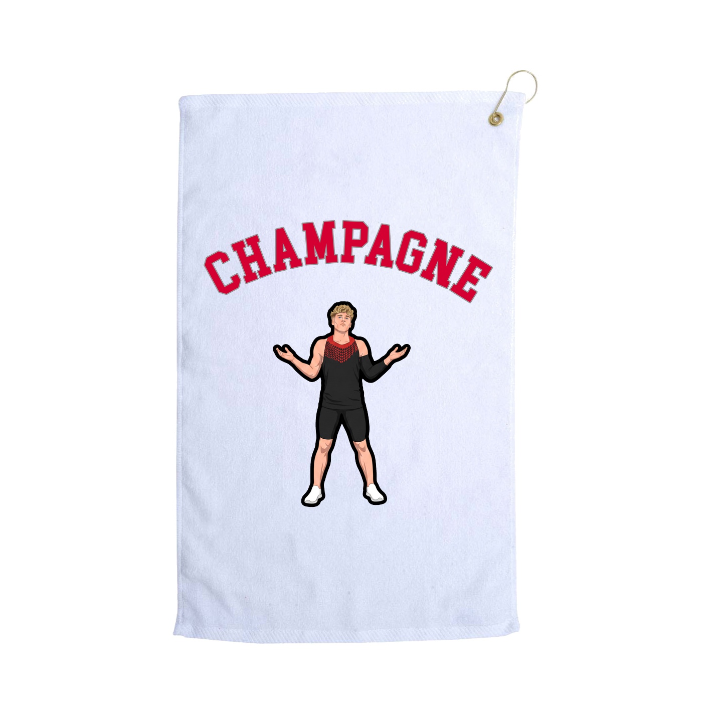 Golf Towel — Shirsey Arch in White