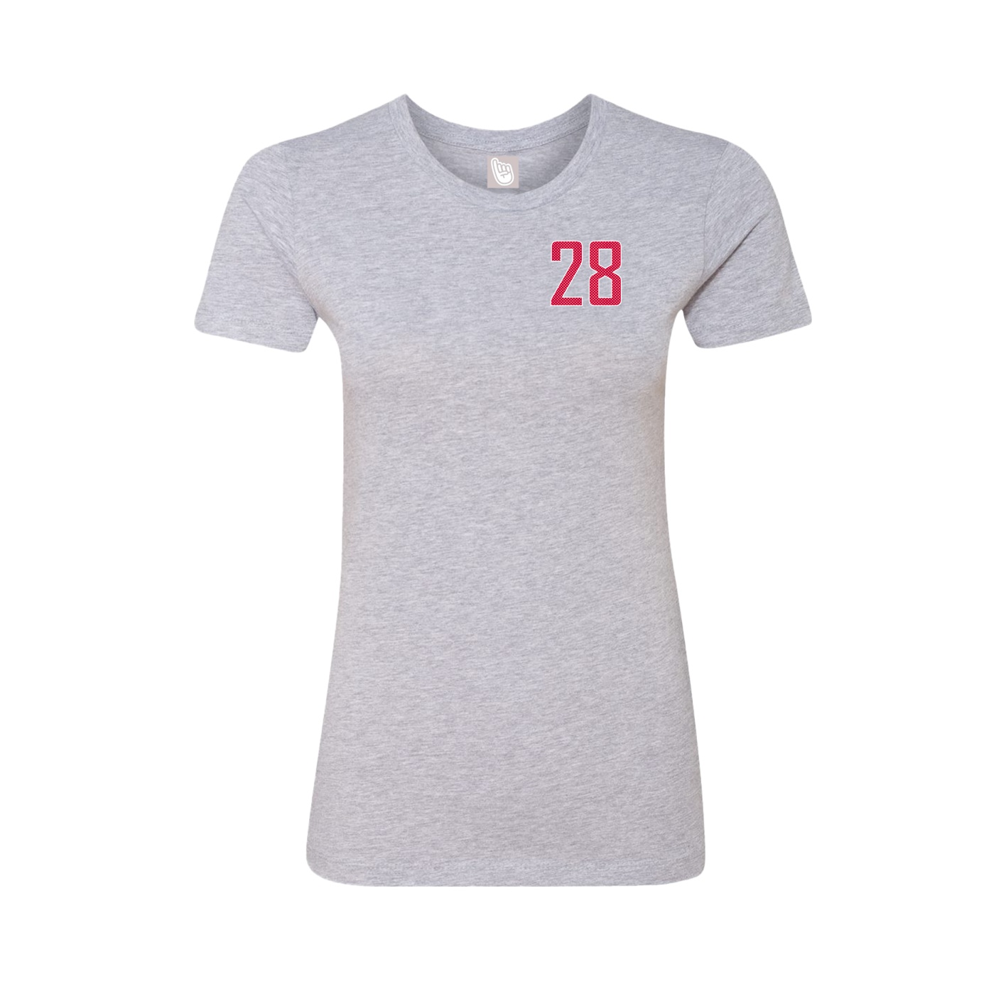 Womens Tee — Front Shirsy in Grey